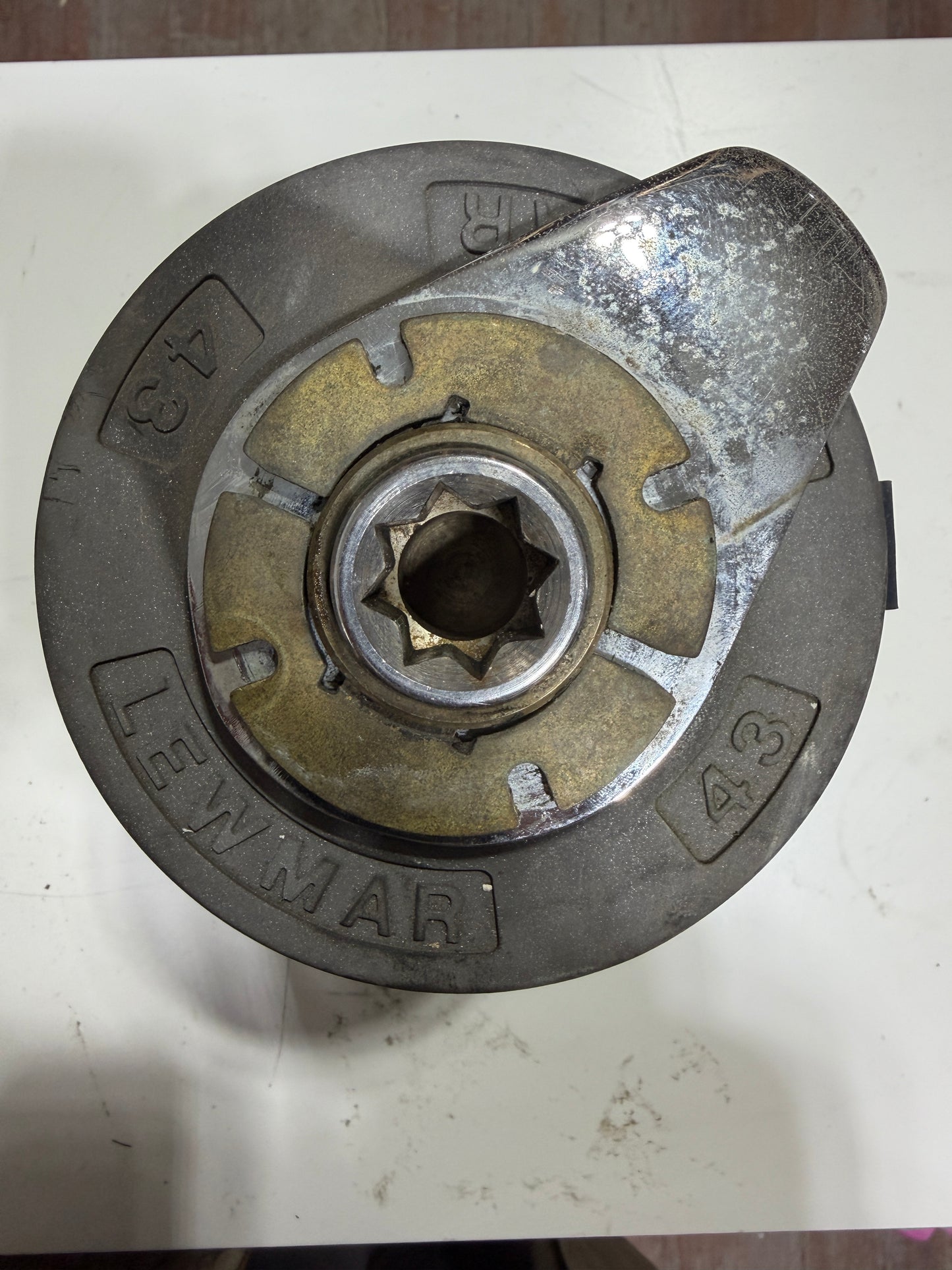 Lewmar 43 Self Tailing Single Speed Chromed Bronze Winch