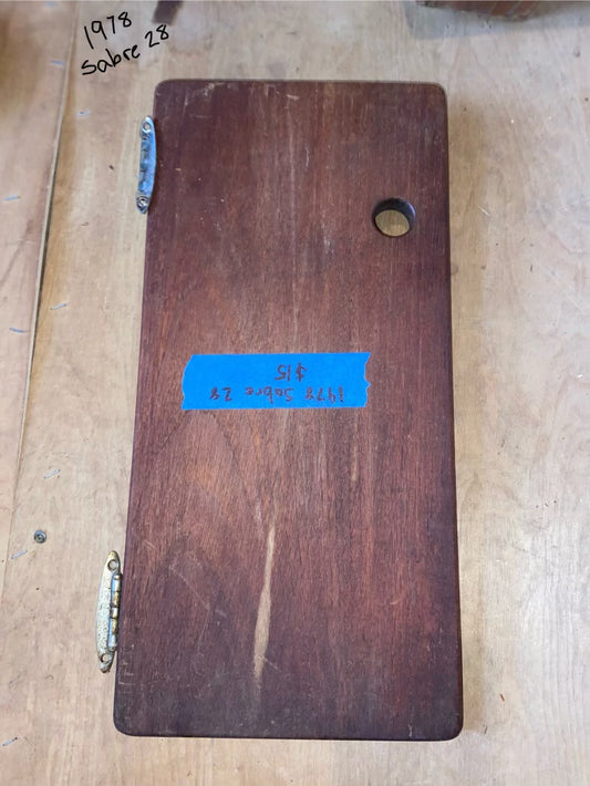 1978 Sabre 28 Interior Cabinet Door- ID 16 1/8” Long x 7 3/4” Wide #127
