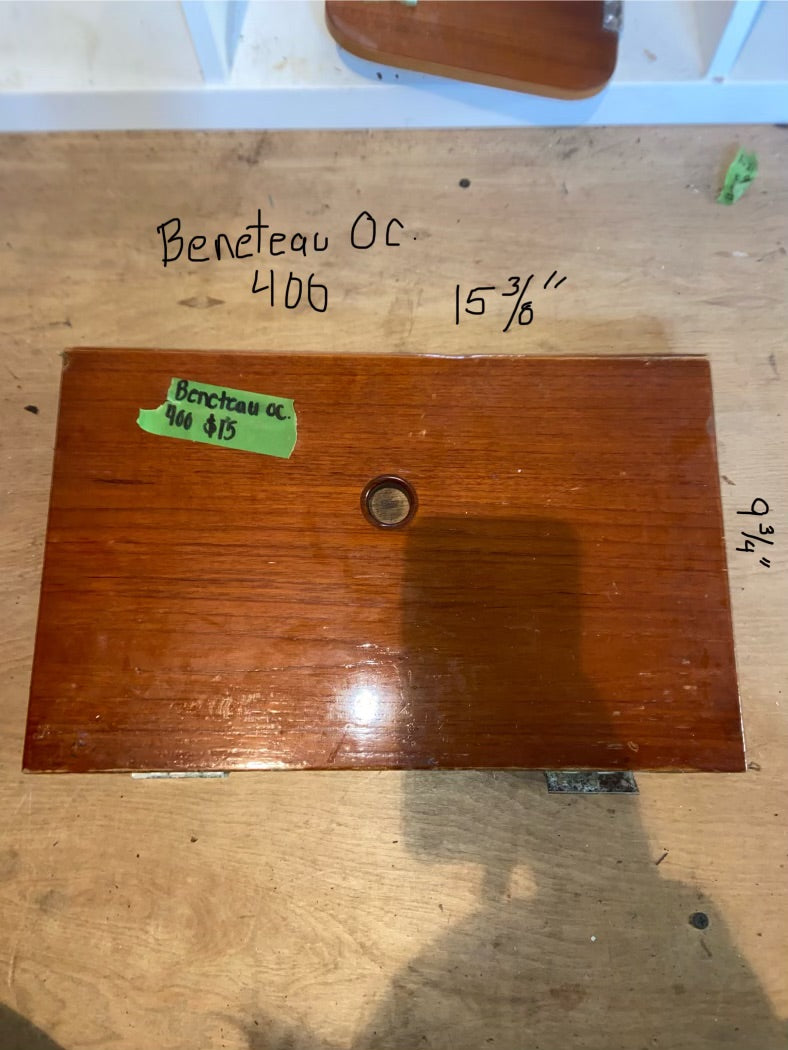 Beneteau OC 400 Interior Cabinet Door- OD 15 3/8” Long x 9 3/4” Wide #84