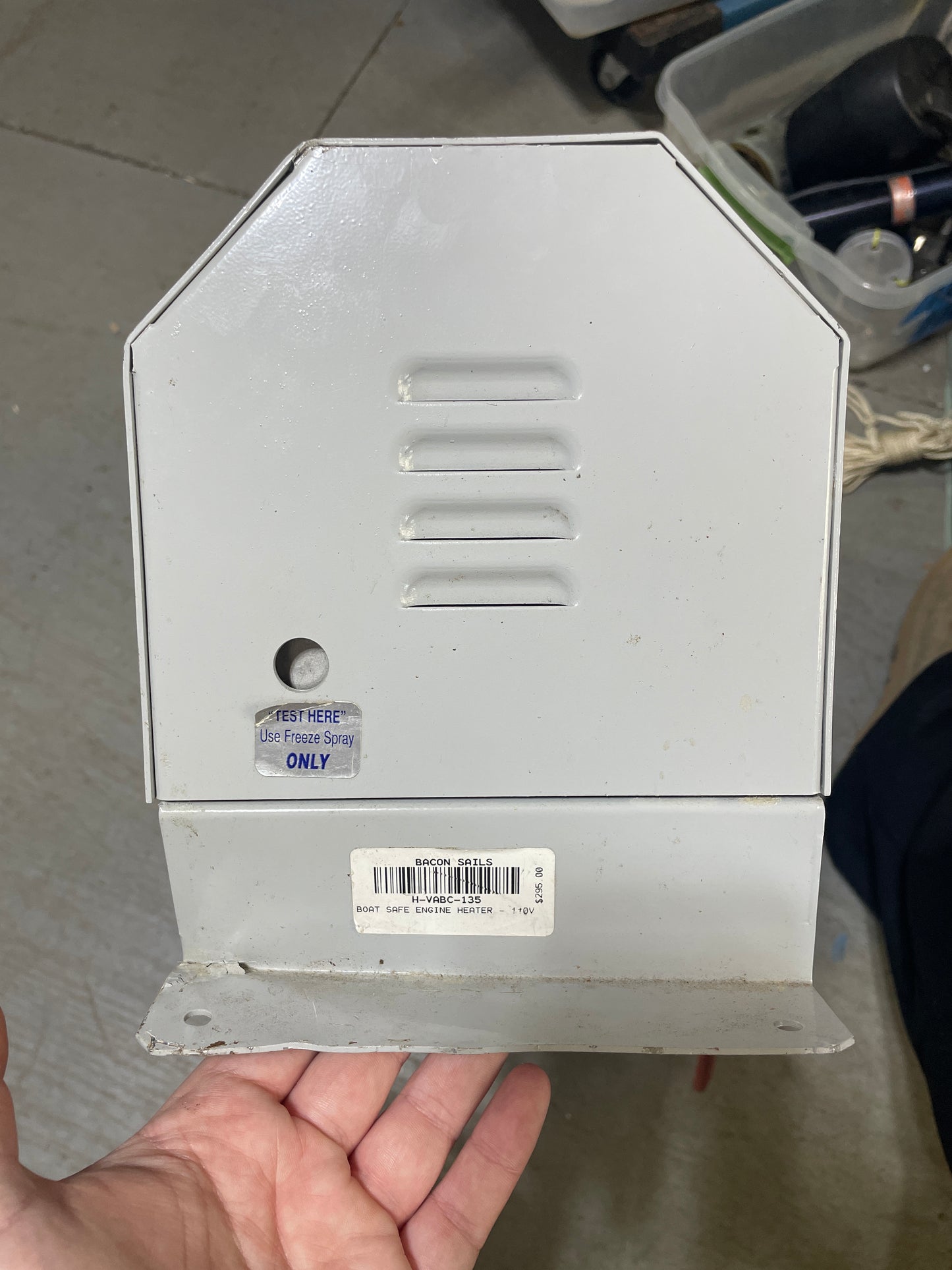 The Boatsafe Marine Engine Compartment Heater - WORKS