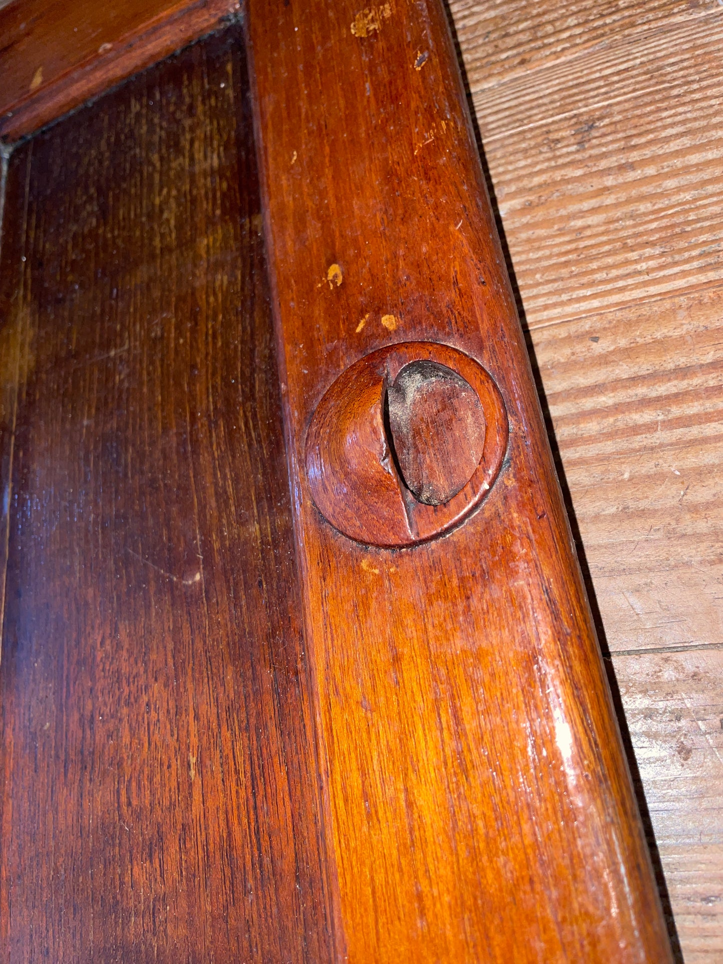 Hunter 30 Teak Interior Door- ID 17 1/2” Long x 8 1/2” Wide #77