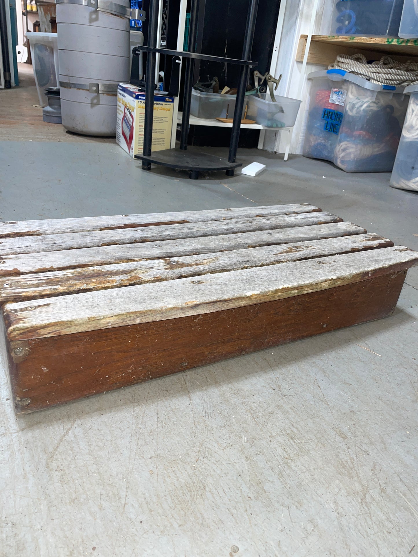 Hunter 28.5 Teak Helm Seat