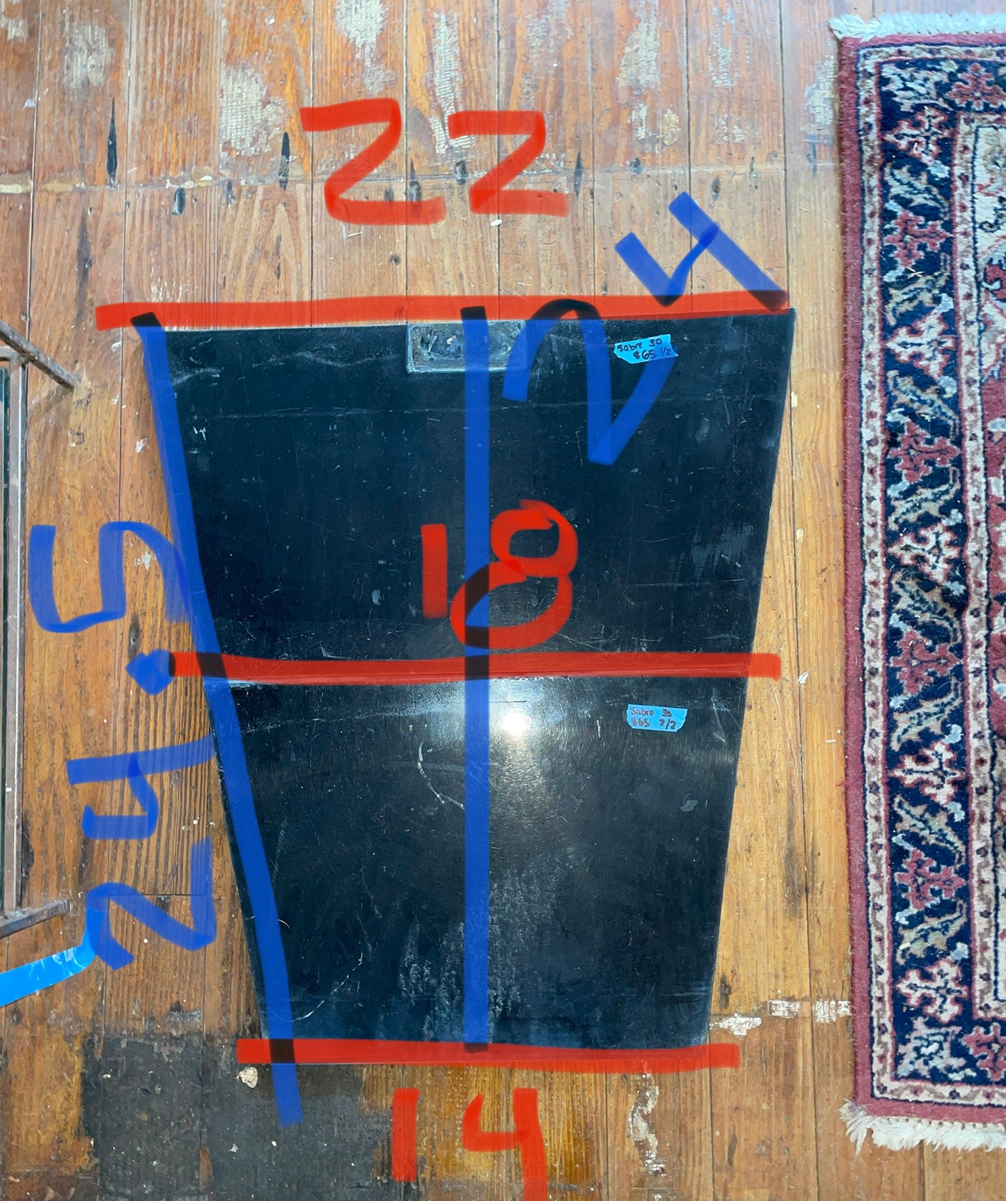 Set Of 2 Plexi Glass Companion Way Boards Off Sabre 30 #5