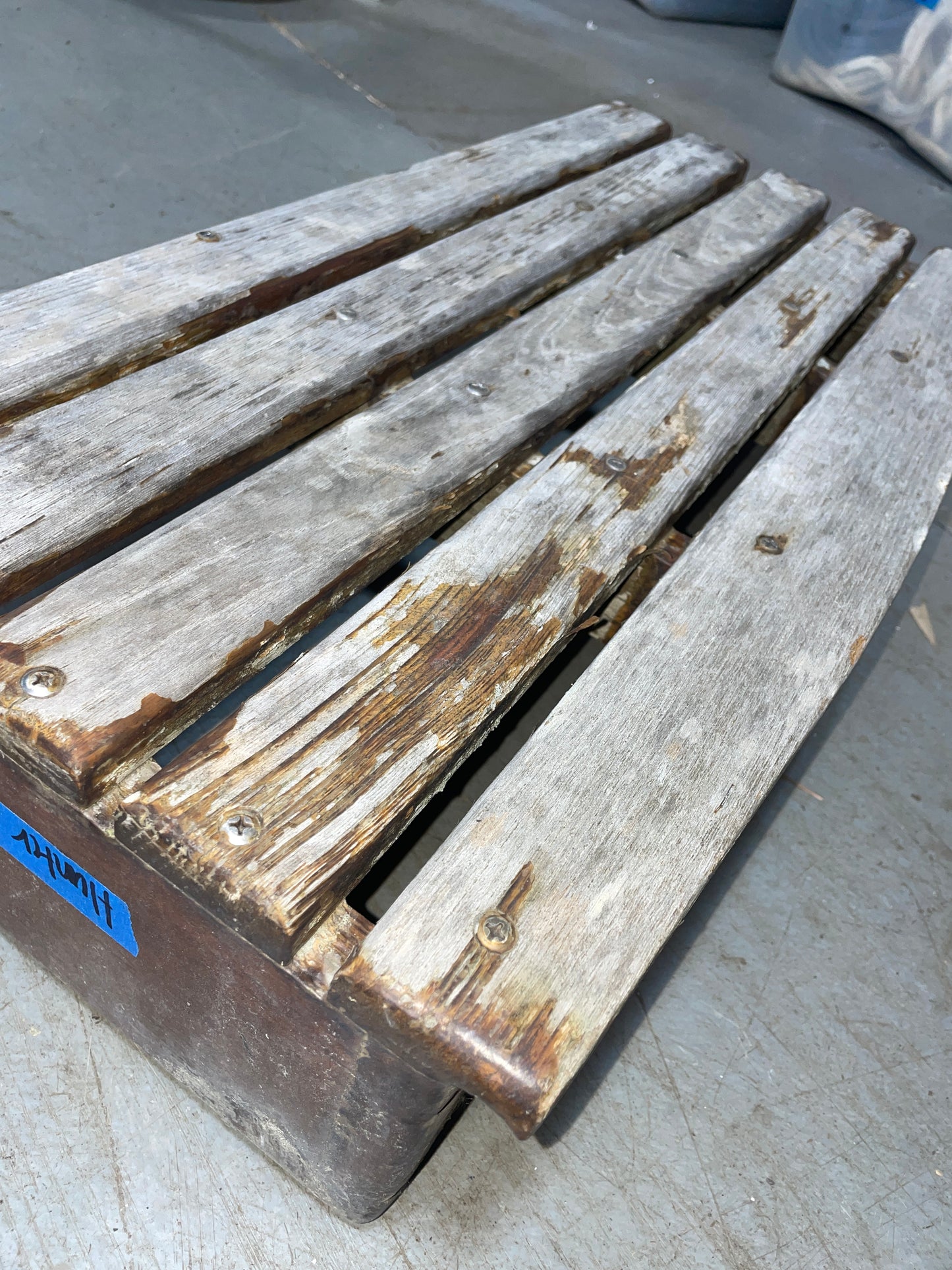 Hunter 28.5 Teak Helm Seat