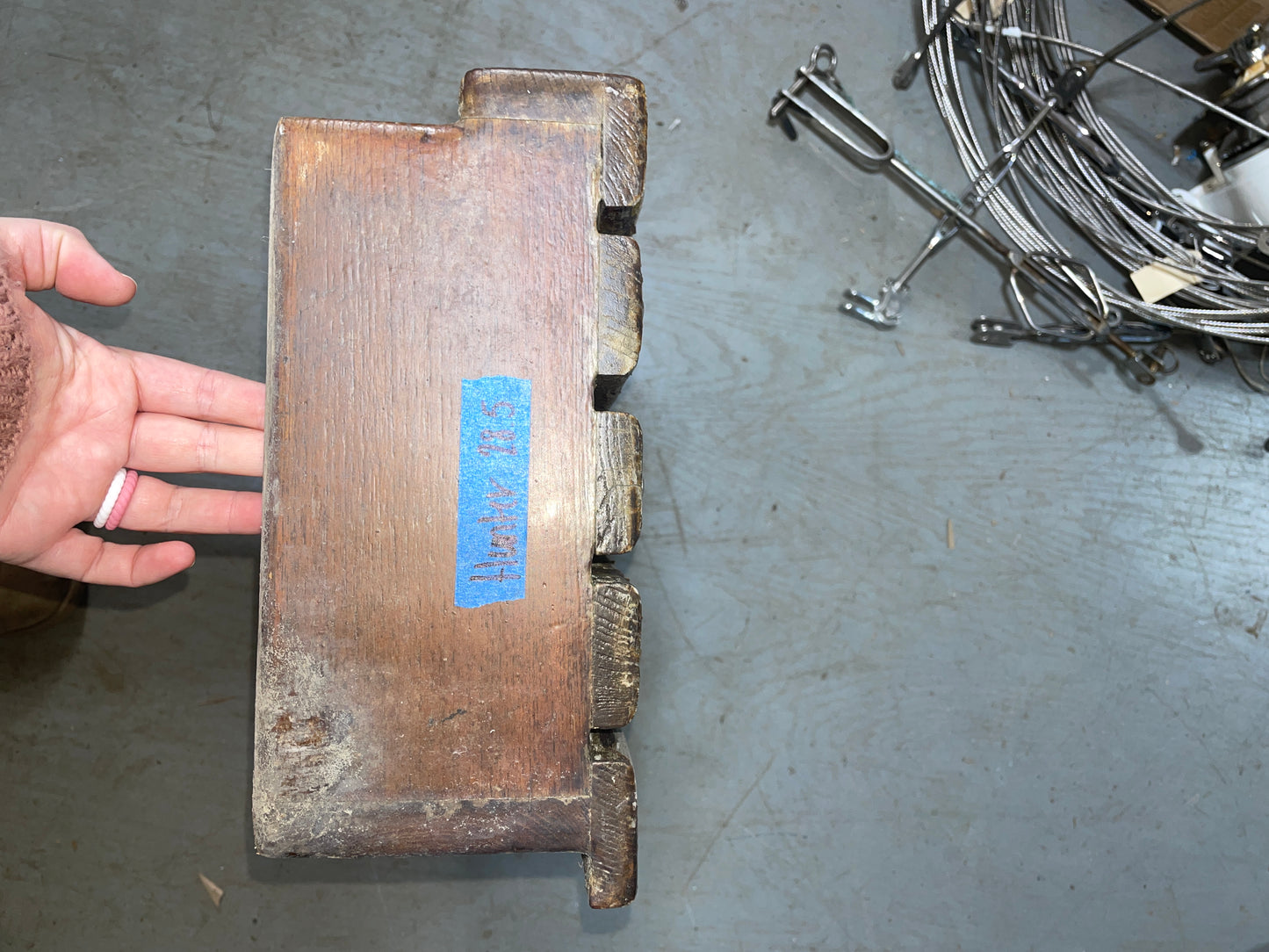 Hunter 28.5 Teak Helm Seat