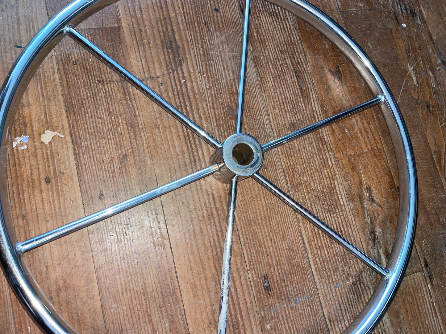 20” 6 Prong SS Wheel With 1” Shaft Hole