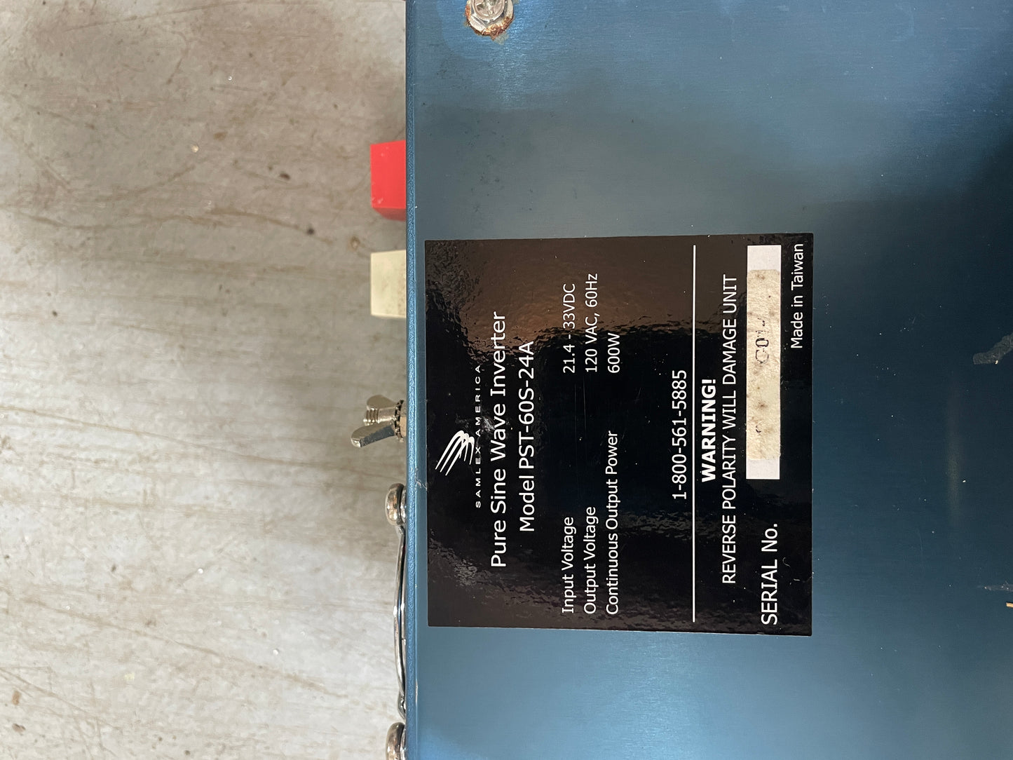 Samlex America 600 Watt Sine Wave Inverter - LIKE NEW