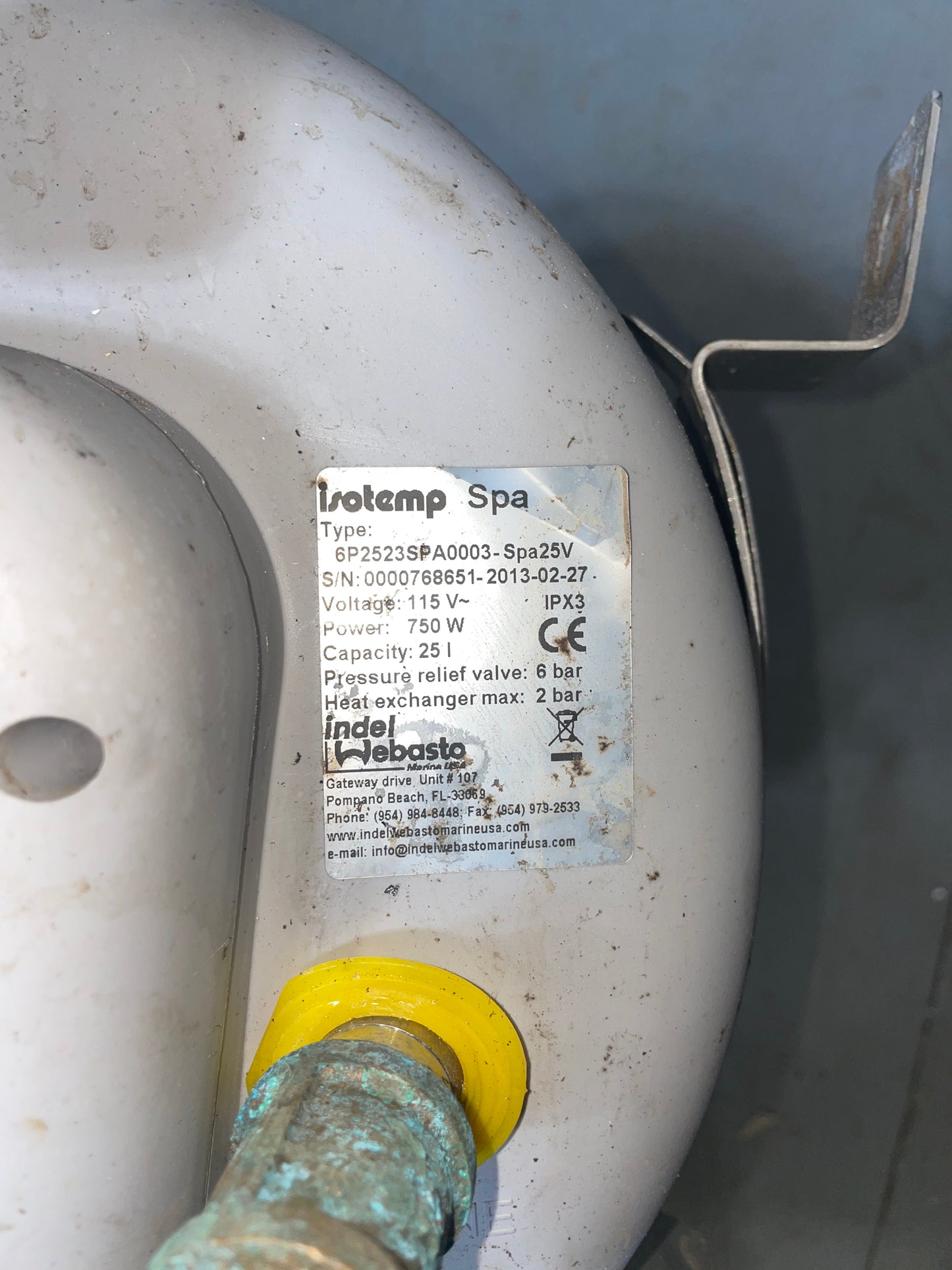ISOTEMP Spa 25L Capacity Water Heater - WORKS