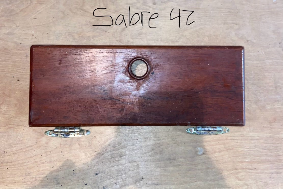 Sabre 42 Interior Door- ID 12 3/4” Long x 4 1/4” Wide #129