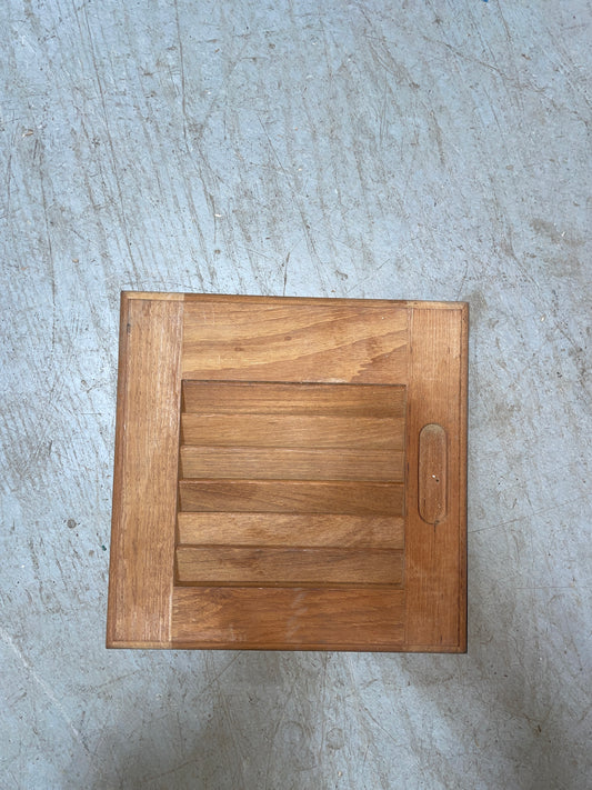 Catalina 30 Seateak Louvered Door With Frame 12”x12” - LIKE NEW #103