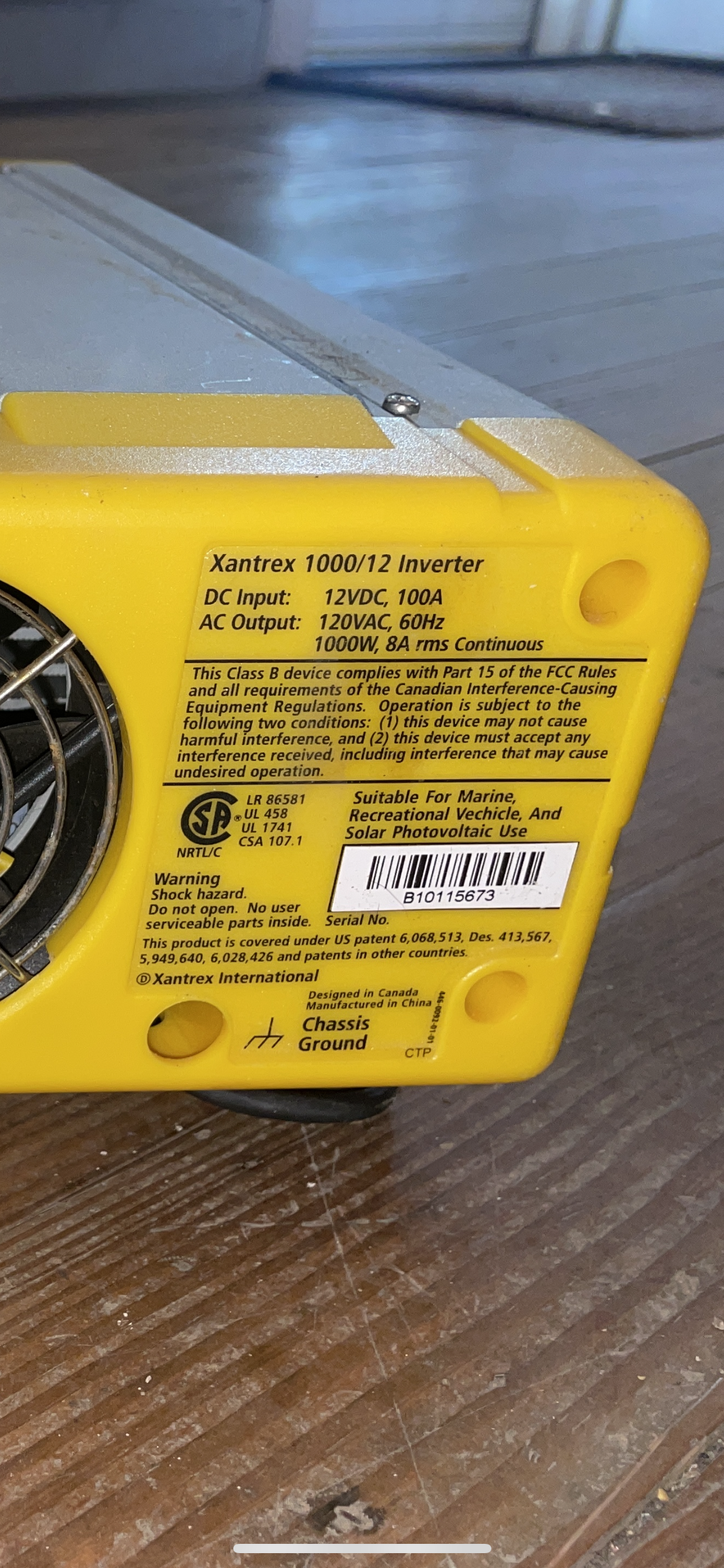 Xantrex Sine Wave Inverter 1000 Watts