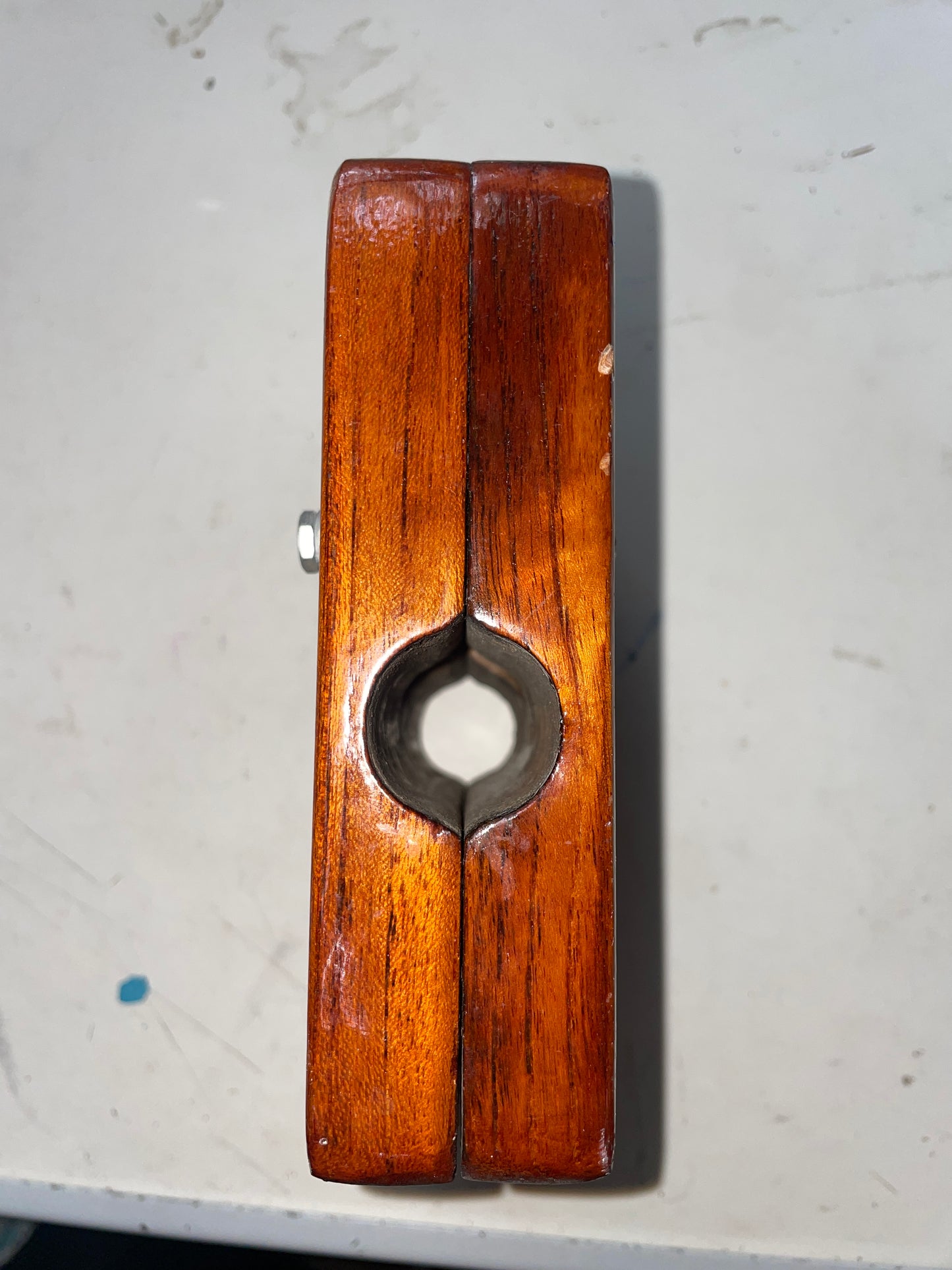 Teak Rail Mounting Block - ERICSON 39 - 1” Tubing