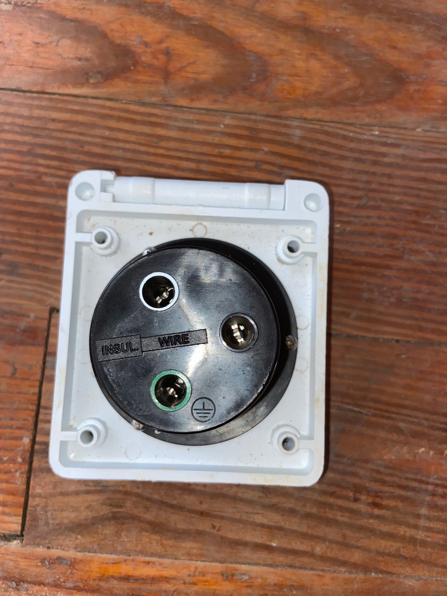 Marinco Easy Lock 30A 125V Squared Shore Power Inlet