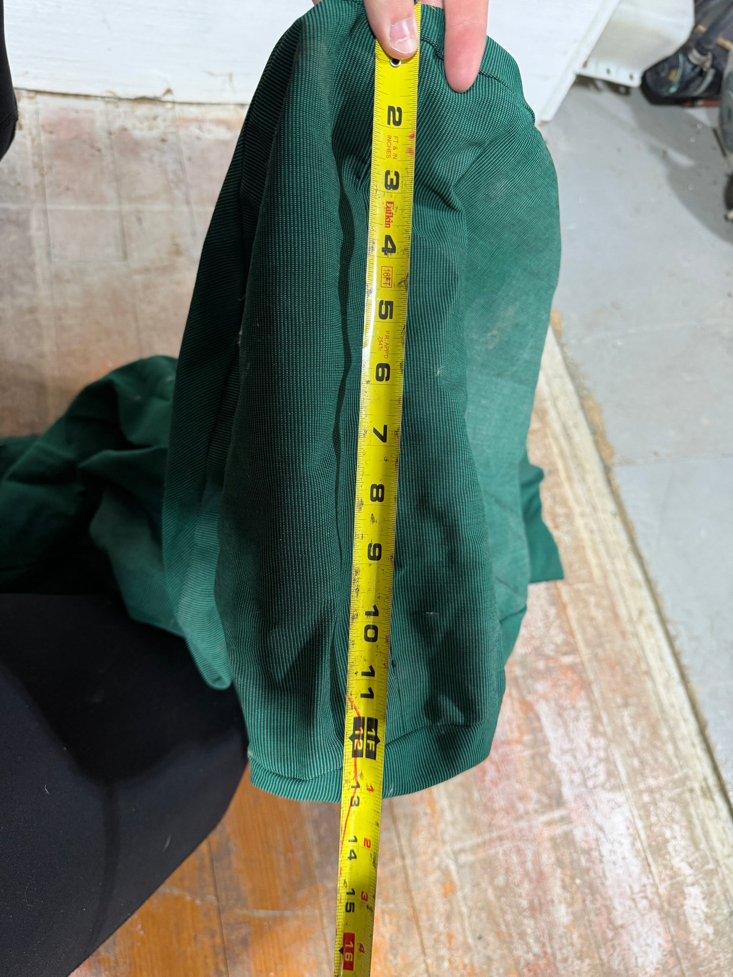 22" Green Canvas Wheel Cover