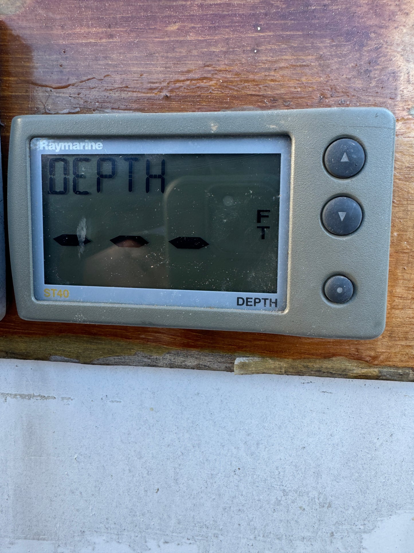 Raymarine ST40 Depth Instrument - WORKS