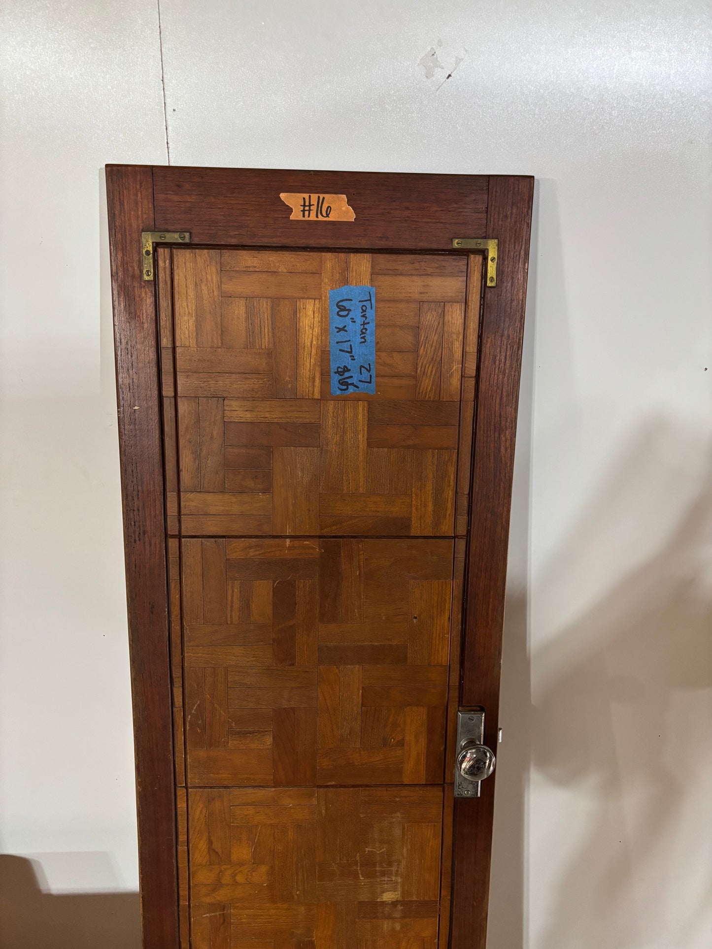 Tartan 27 Interior Door - 60" x 17" x 3/8" -- #16