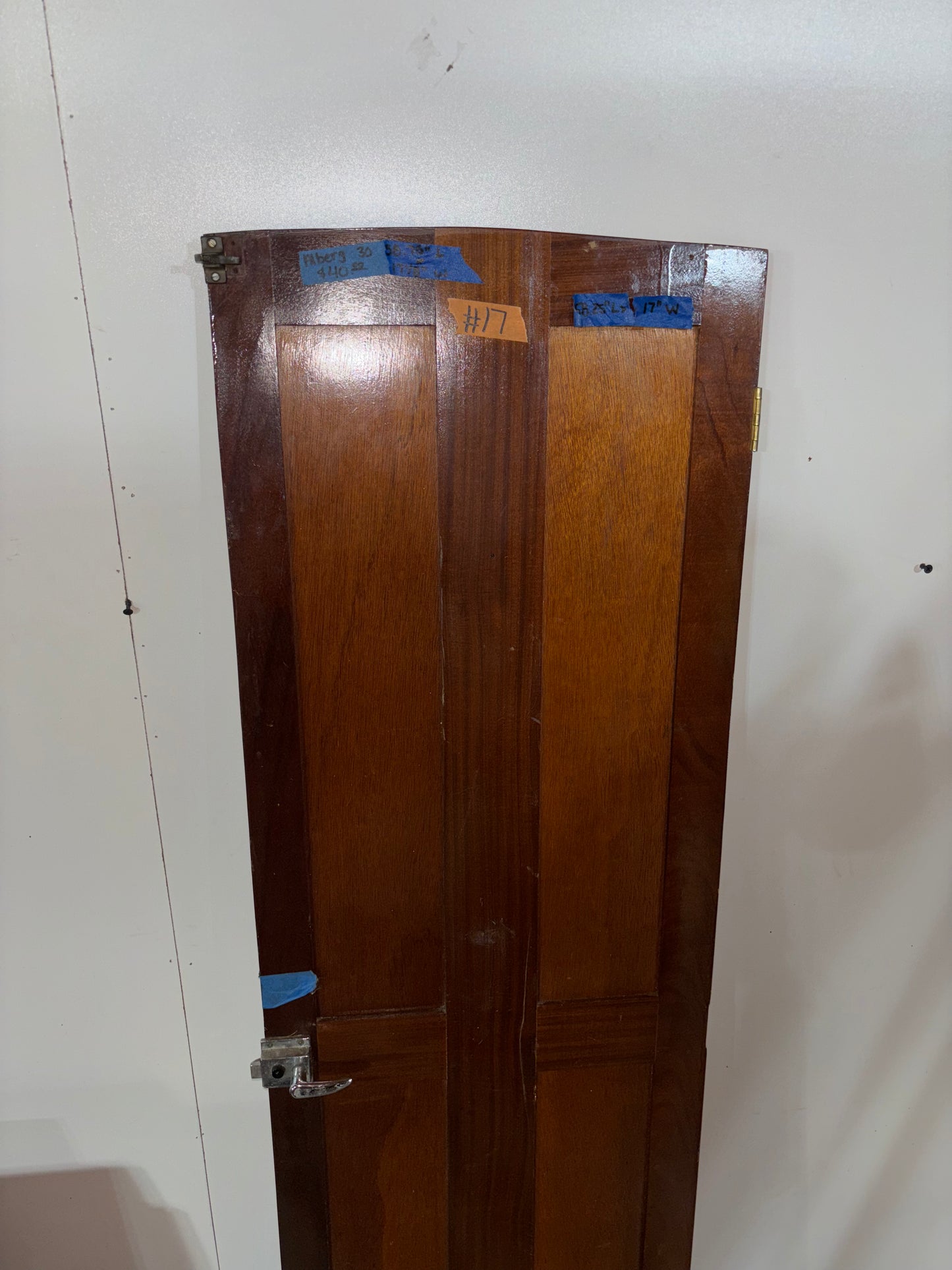 Alberg 30 Interior Door - 58.75" x 17 1/8" x 3/4" -- #17