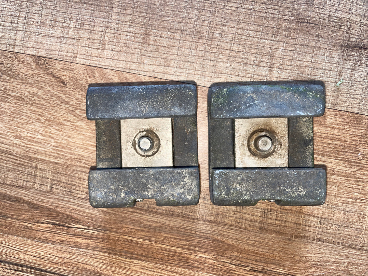 PAIR 1 3/8” Low Profile Pull Top Track Ends