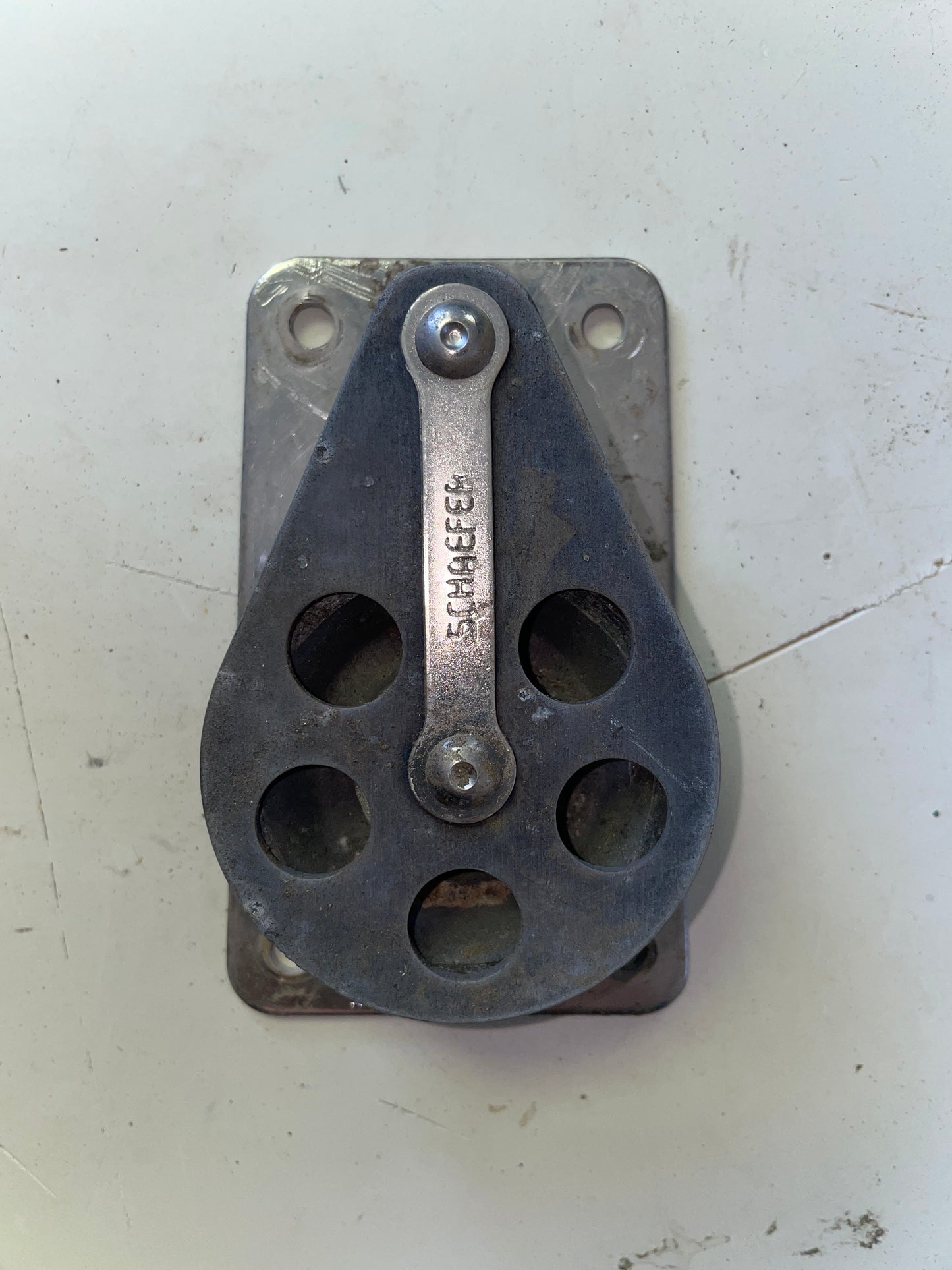 Schaefer 2” Sheave Wire Halyard Cheek Block - 3/16” Wire