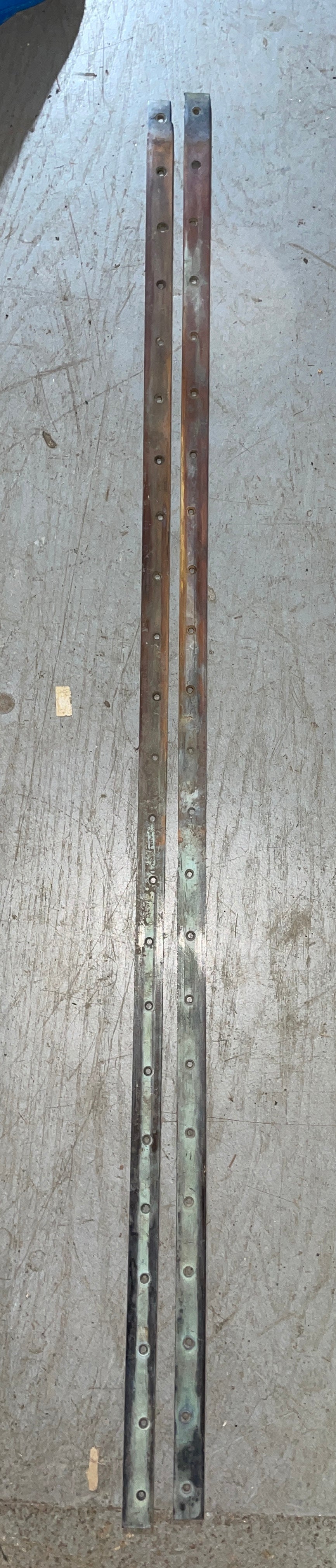 Bronze Alberg 30 Hatch Slide Tracks - PAIR