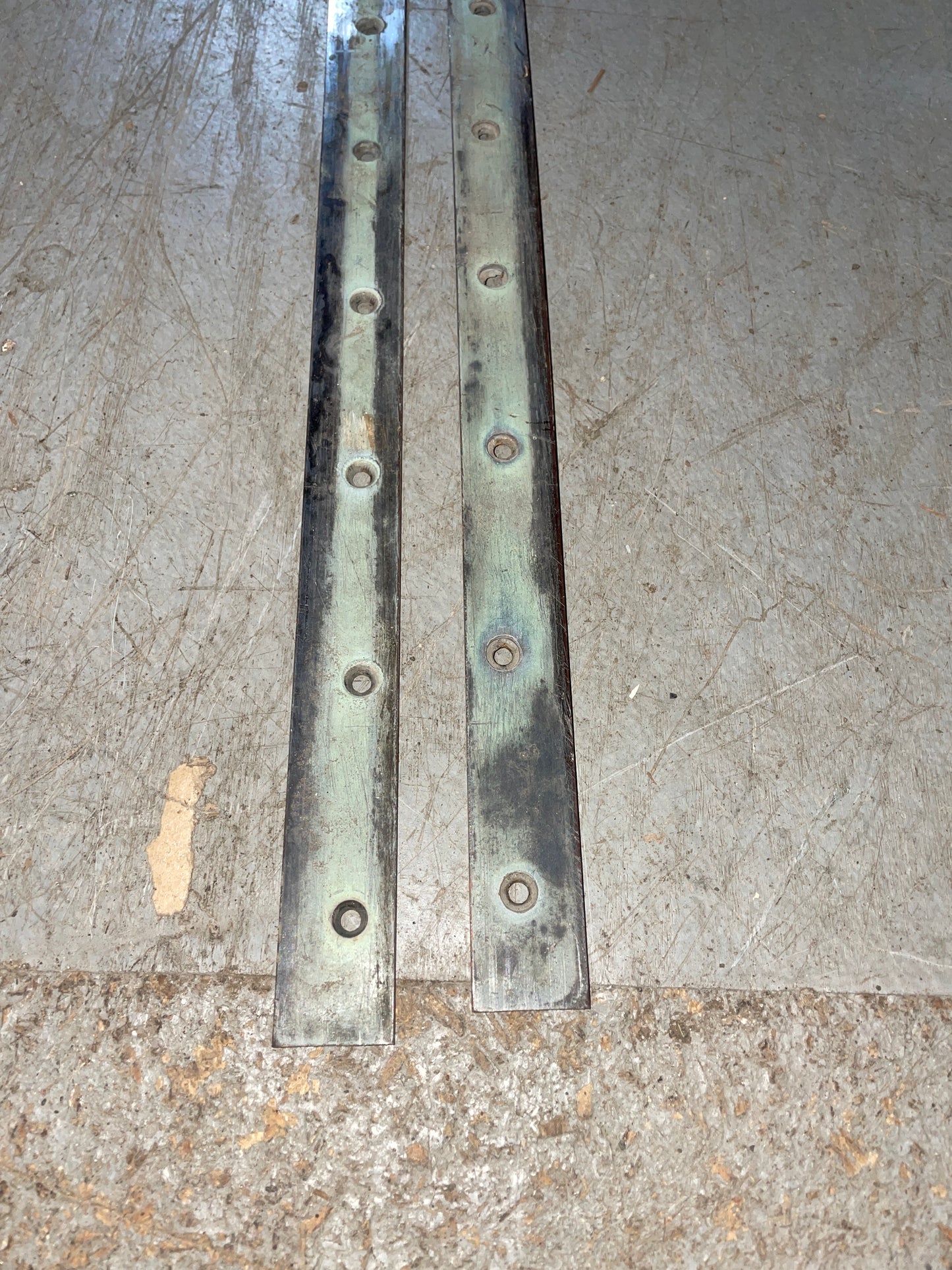 Bronze Alberg 30 Hatch Slide Tracks - PAIR