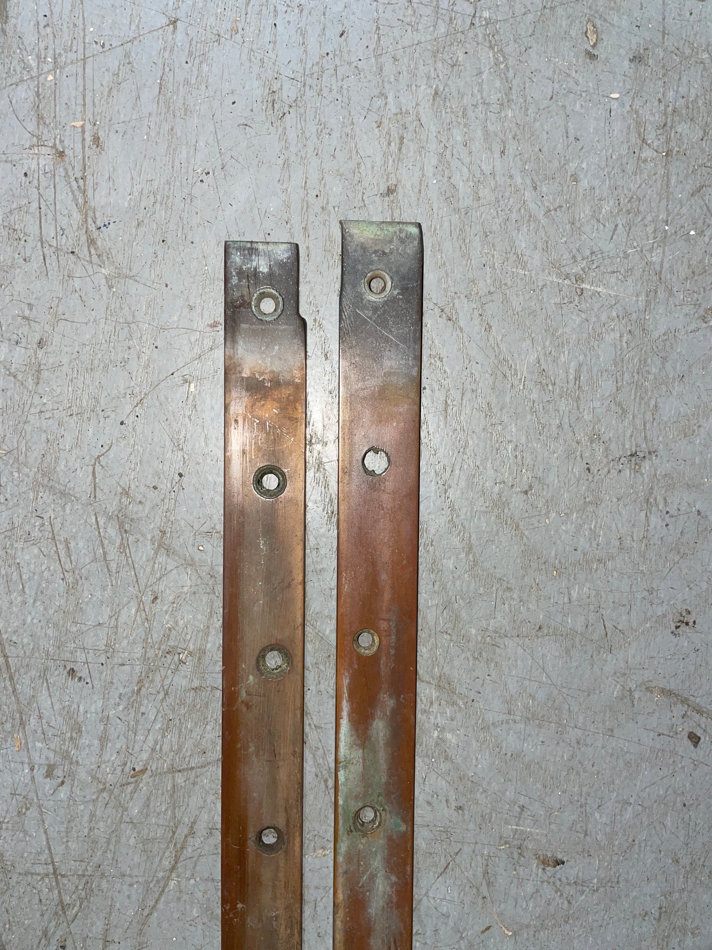 Bronze Alberg 30 Hatch Slide Tracks - PAIR