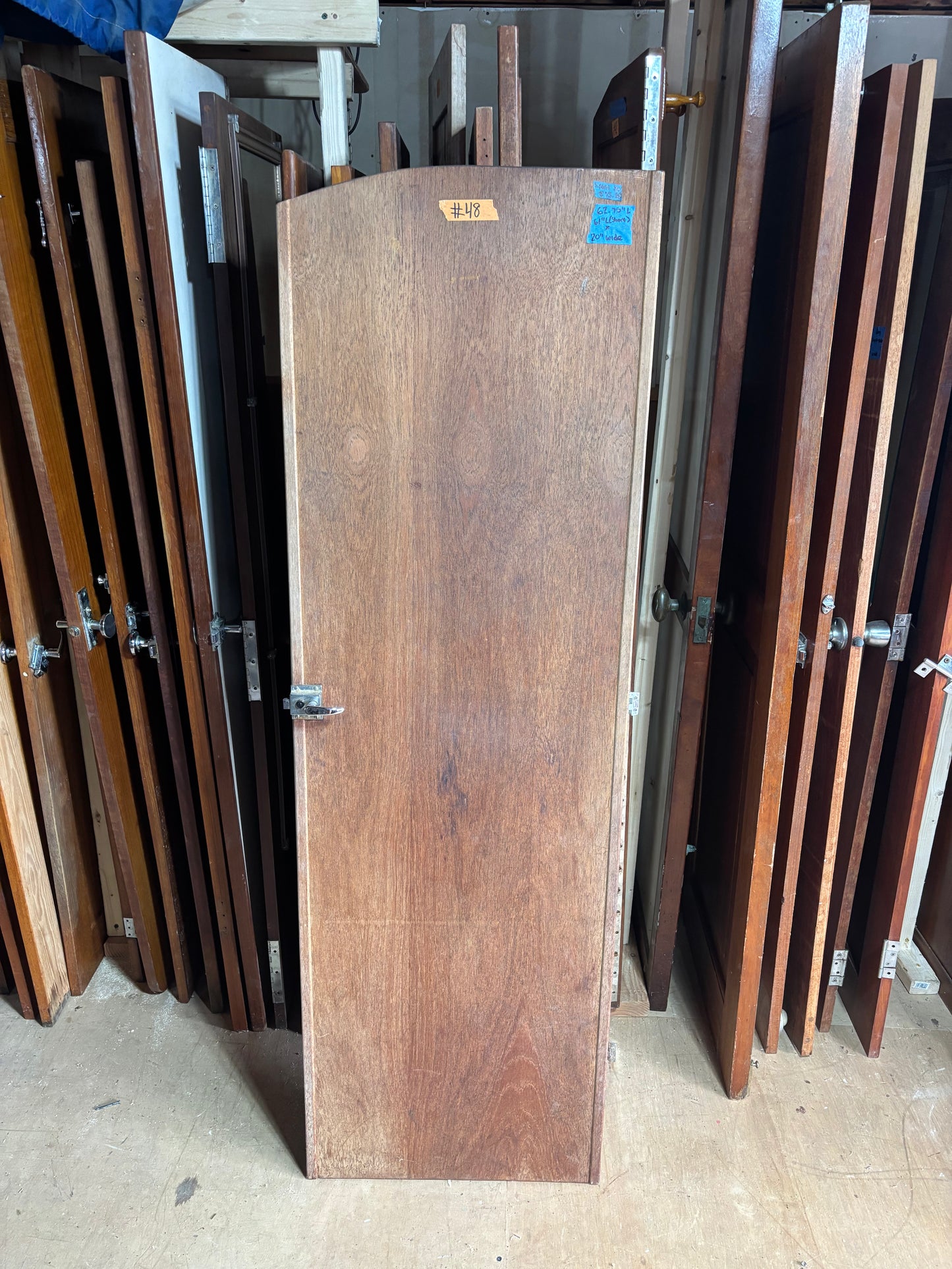 Sabre 30 Interior Door - 62.75" Longer Side x 61" Shorter Side x 20" Wide x 1 1/8" Thick -- #48