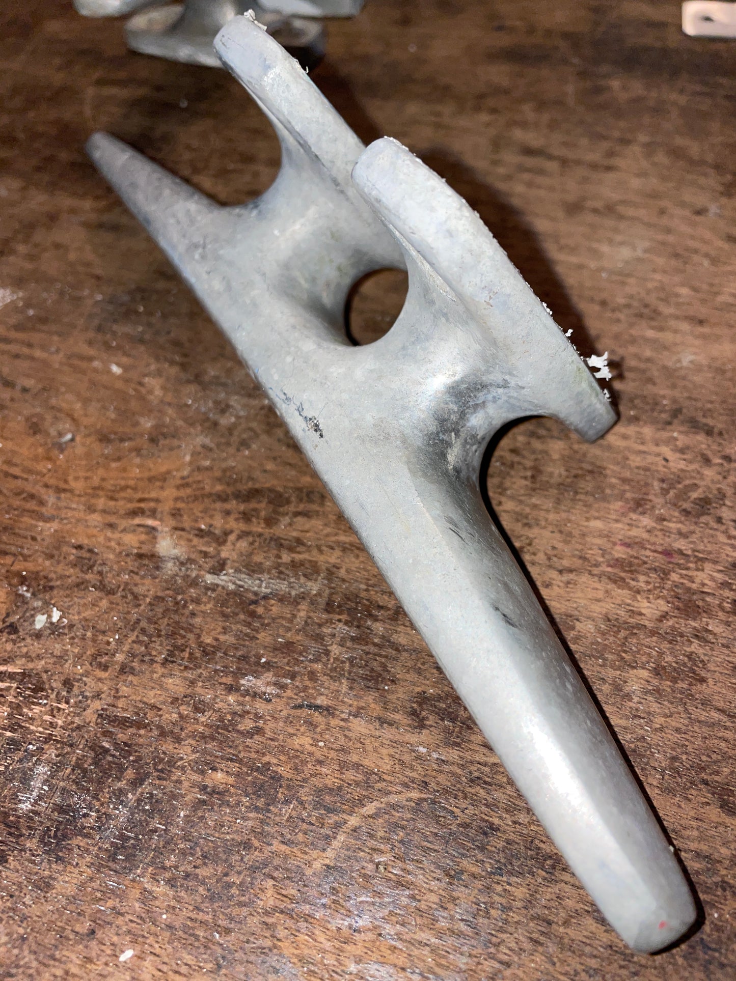 8” Aluminum Marinium Cleat- 4 Bolt