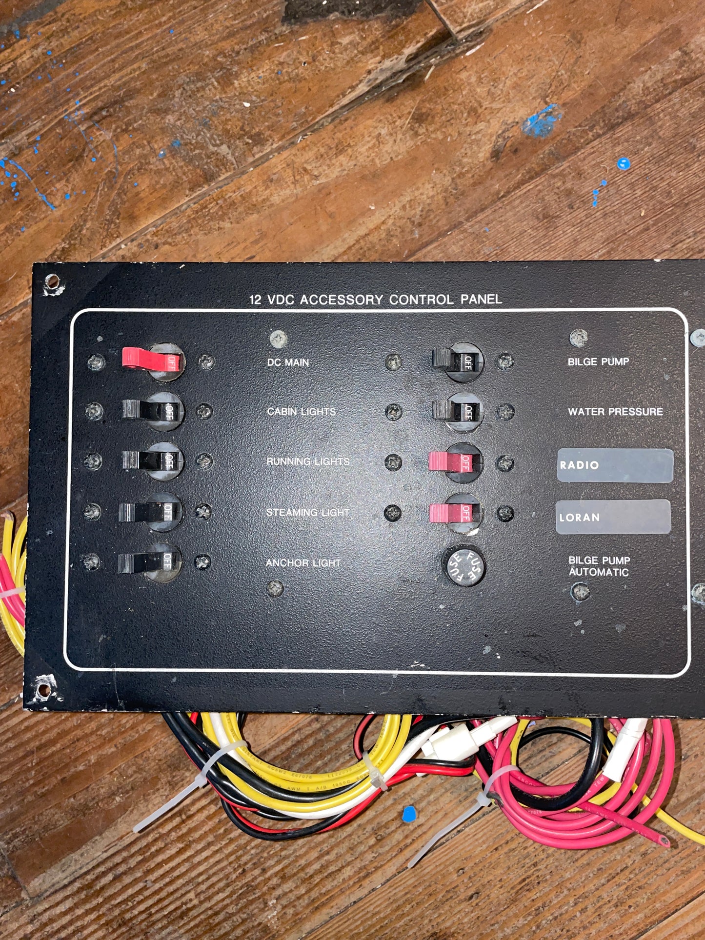 12VDC-120VAC Control Panel Load Center