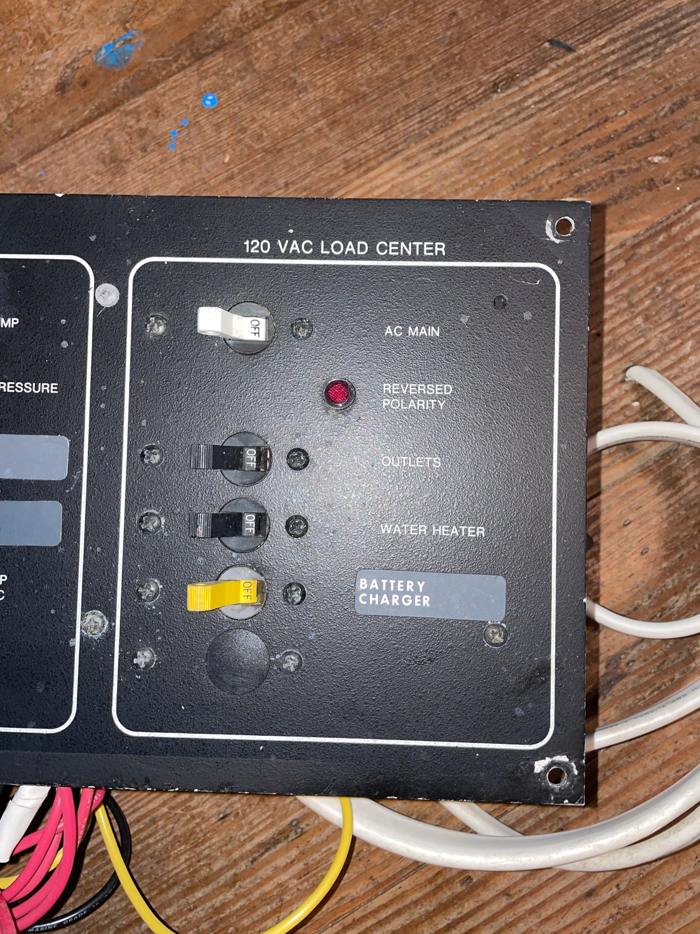12VDC-120VAC Control Panel Load Center