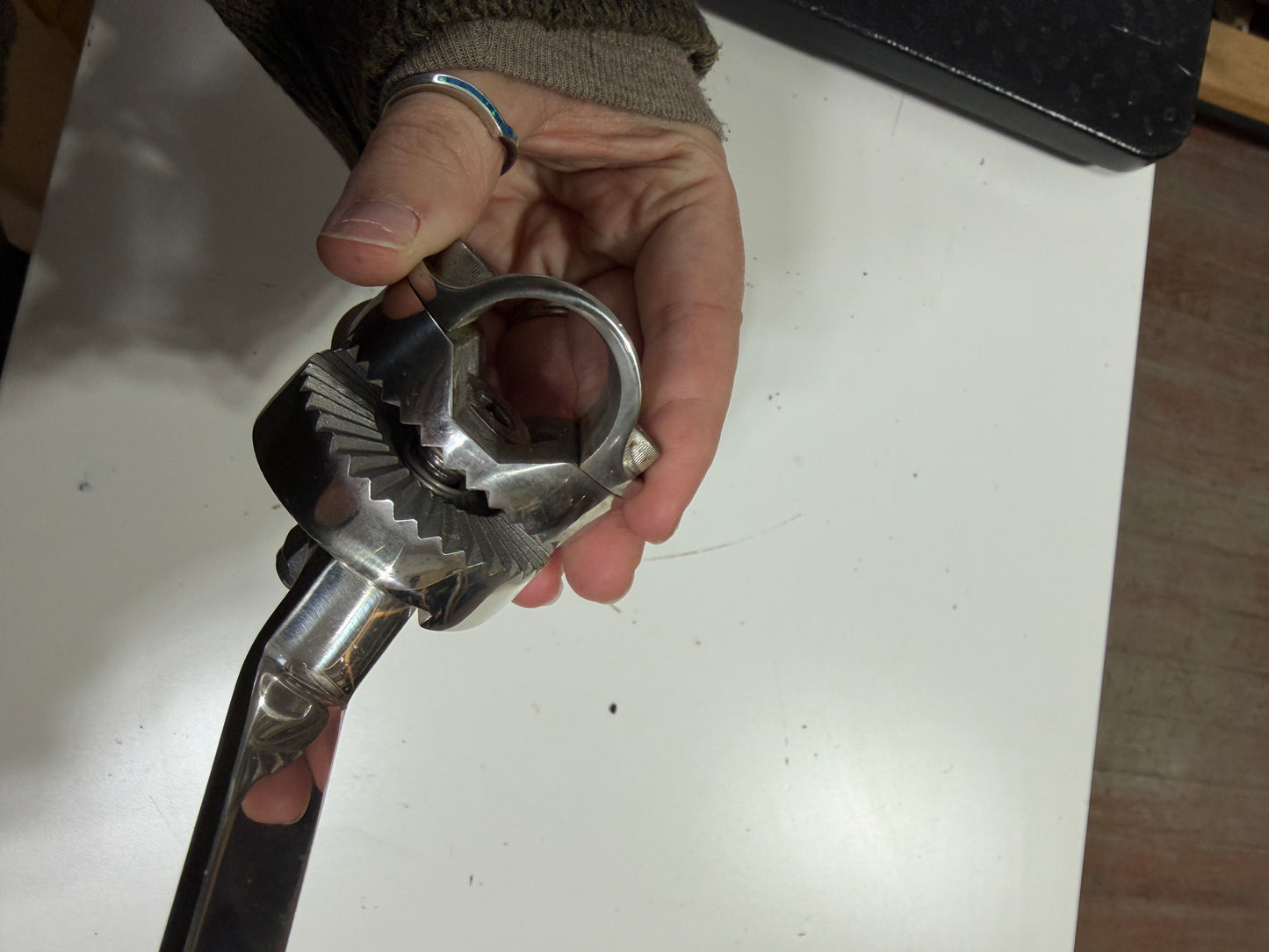 Stainless Rail Mount Antenna Holder