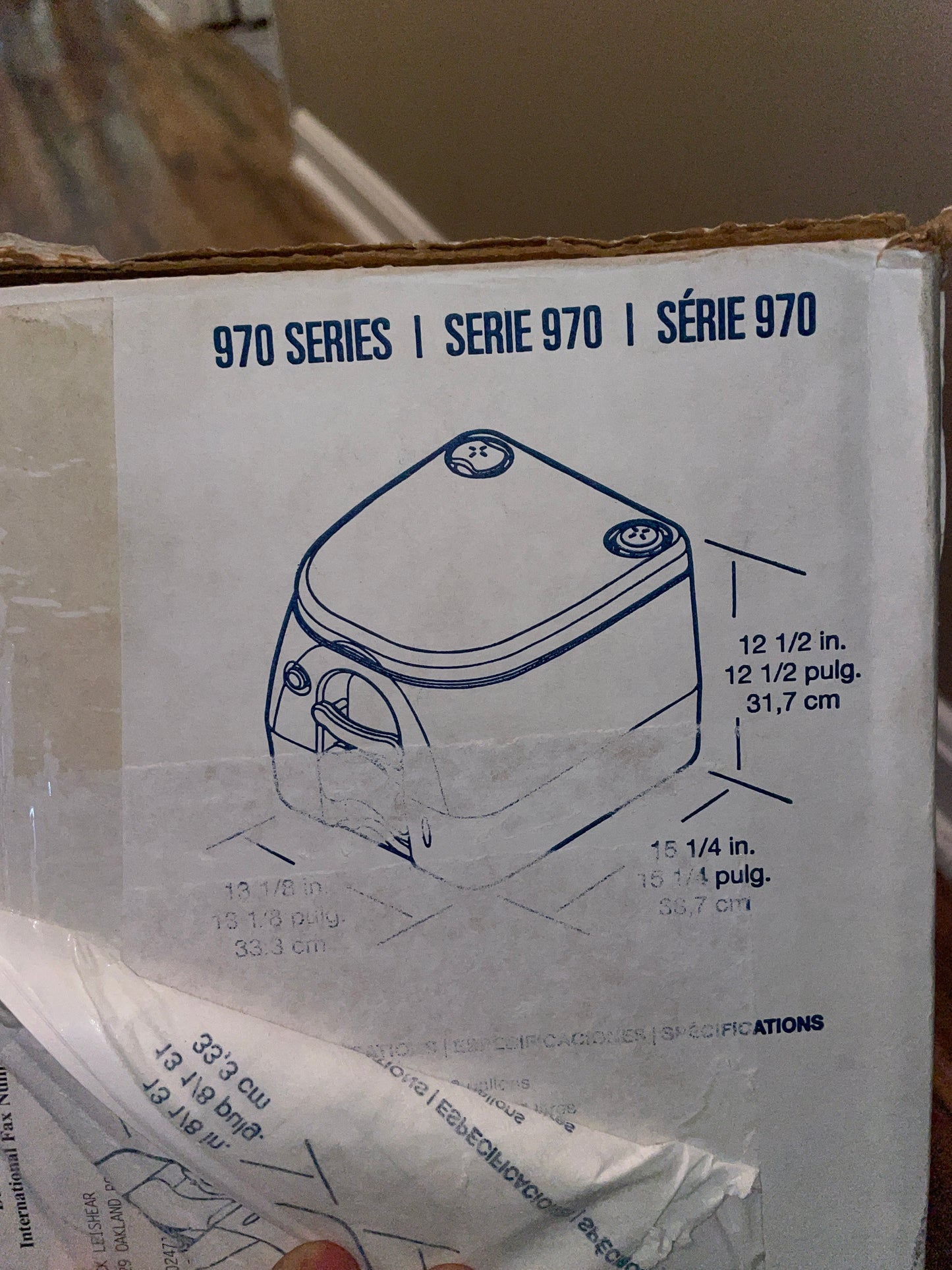 Dometic Portable Toilet MODEL SA 972