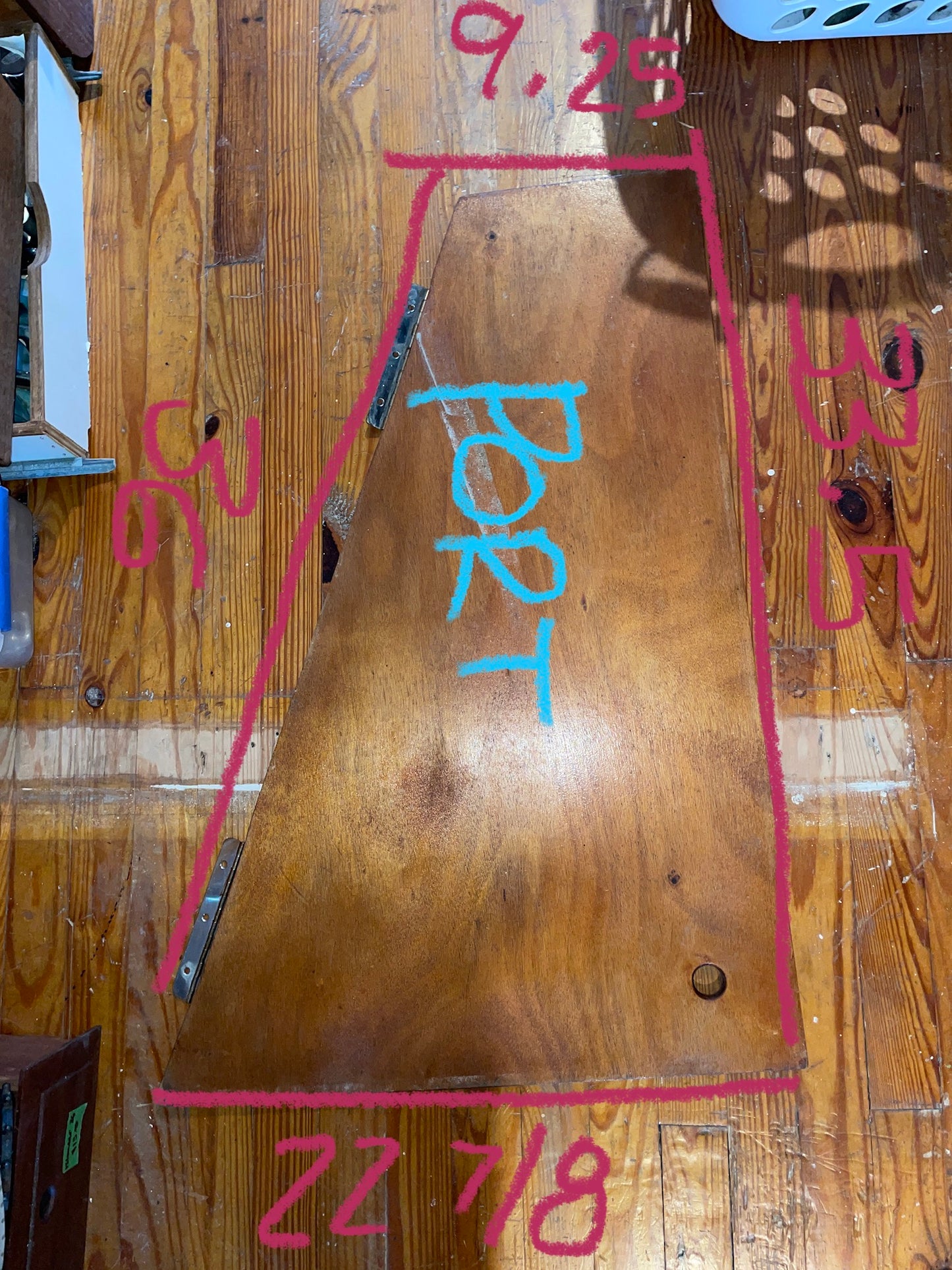 Large Triangular Port & Starboard Side Door Off Sabre 42 #166