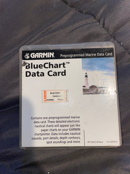 Garmin BlueChart Data Card- The Carolinas 2001