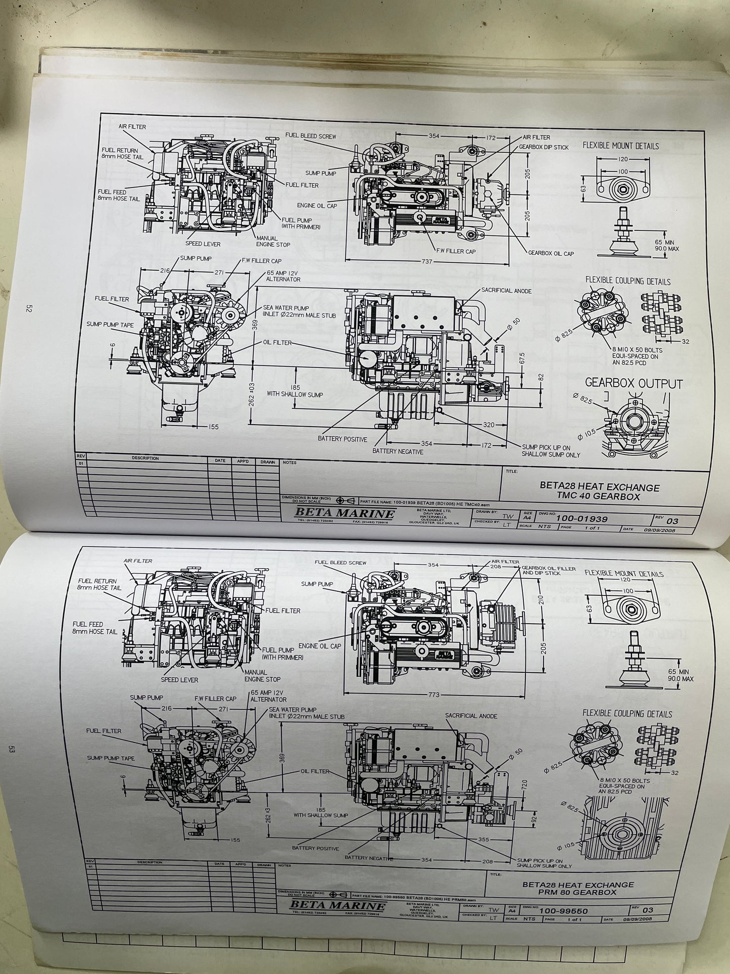 Beta Marine Operators Maintenance Manual - Small Diesel Engines Range Beta 28, 35, 38