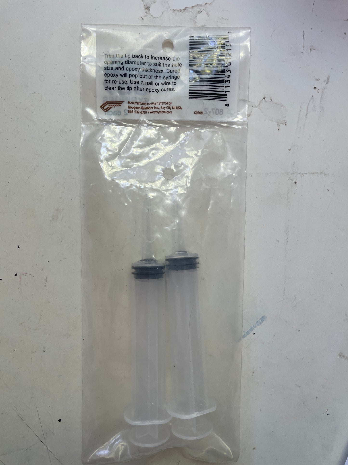 West Marine 807-2 Syringes - NEW