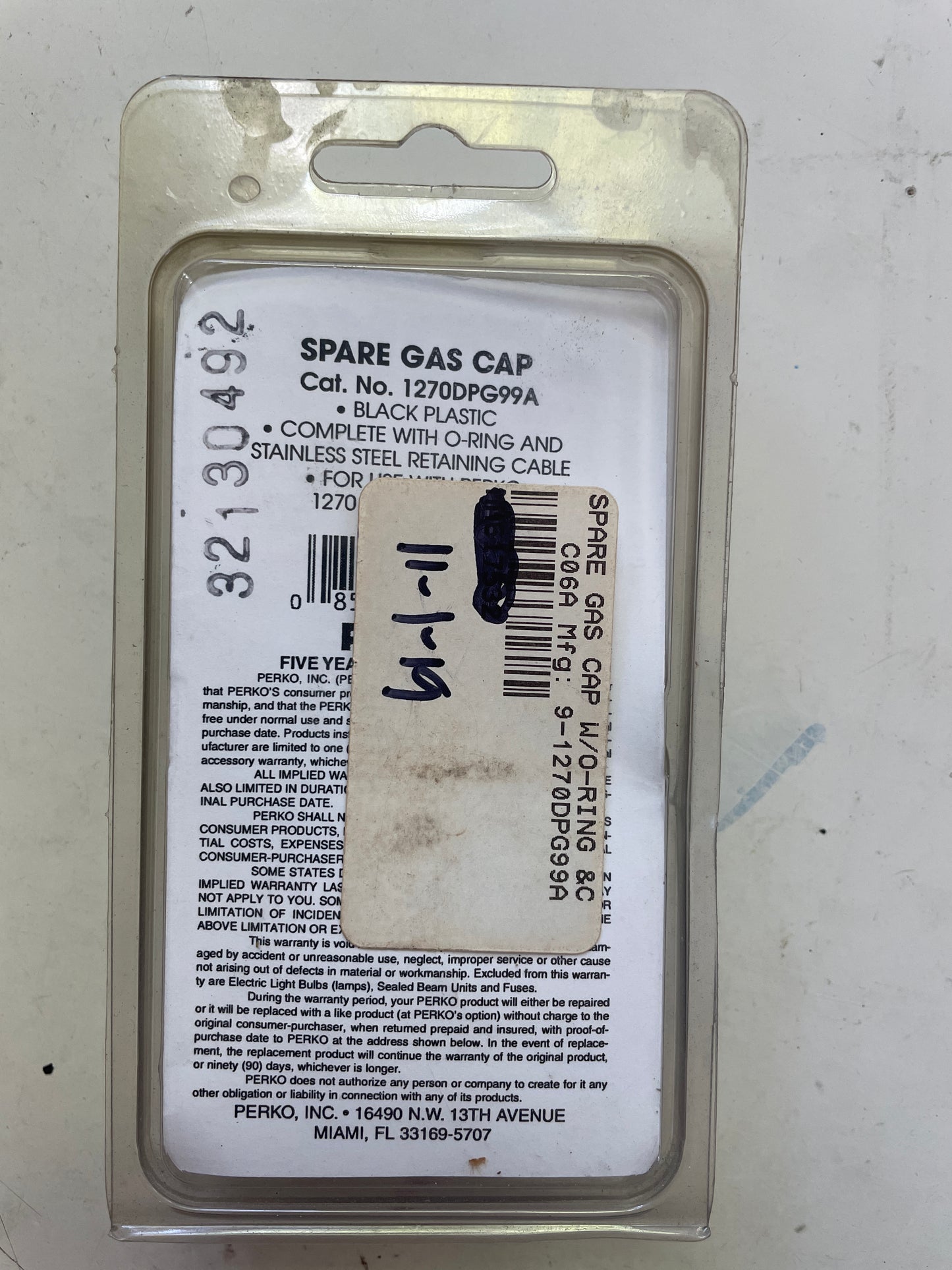 Perko Spare Gas Cap For 1270 Series - NEW