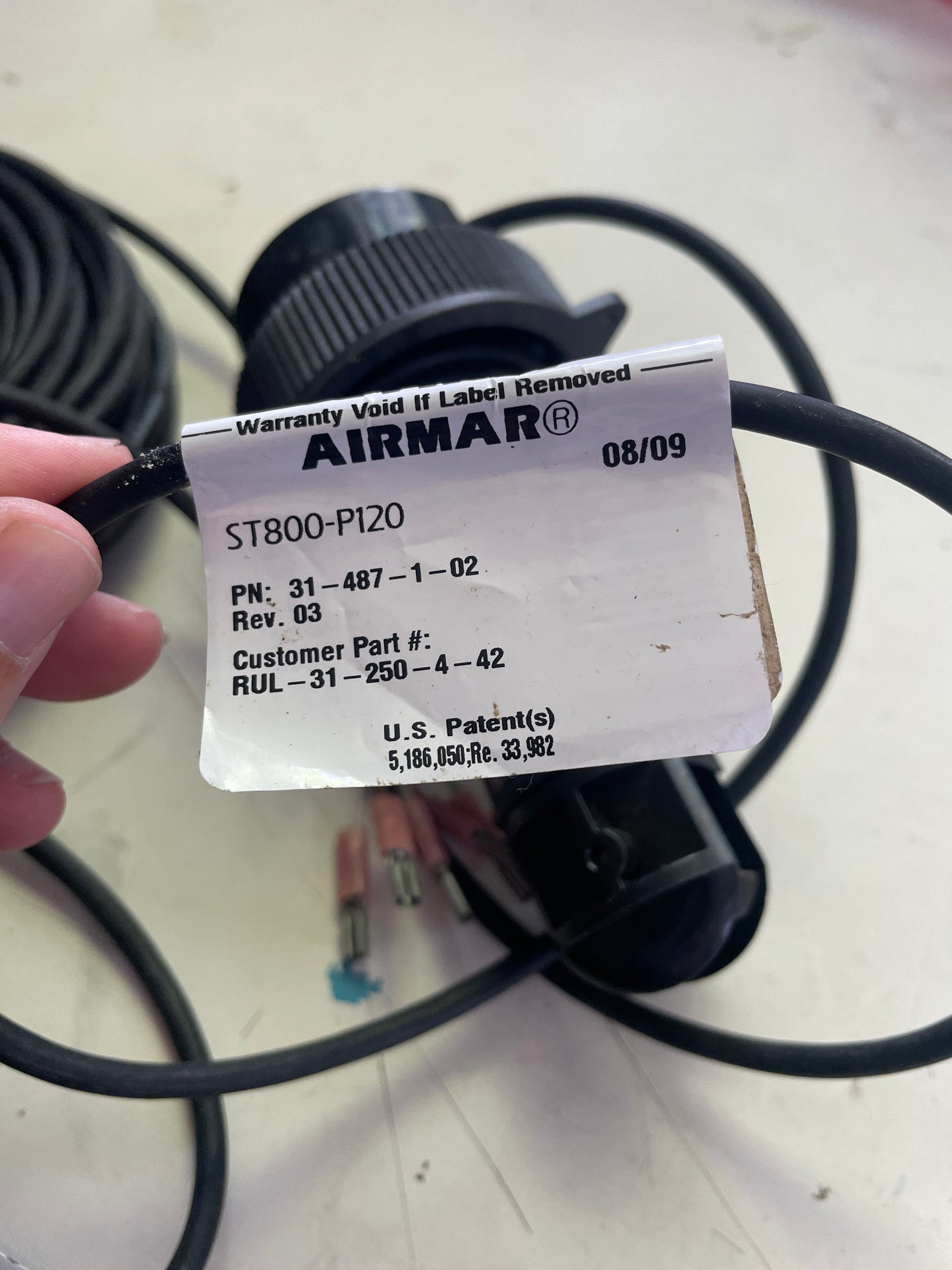 AIRMAR ST800-P120 OR ST800-B120 Speed/Temp Analog Thru-hull Sensor