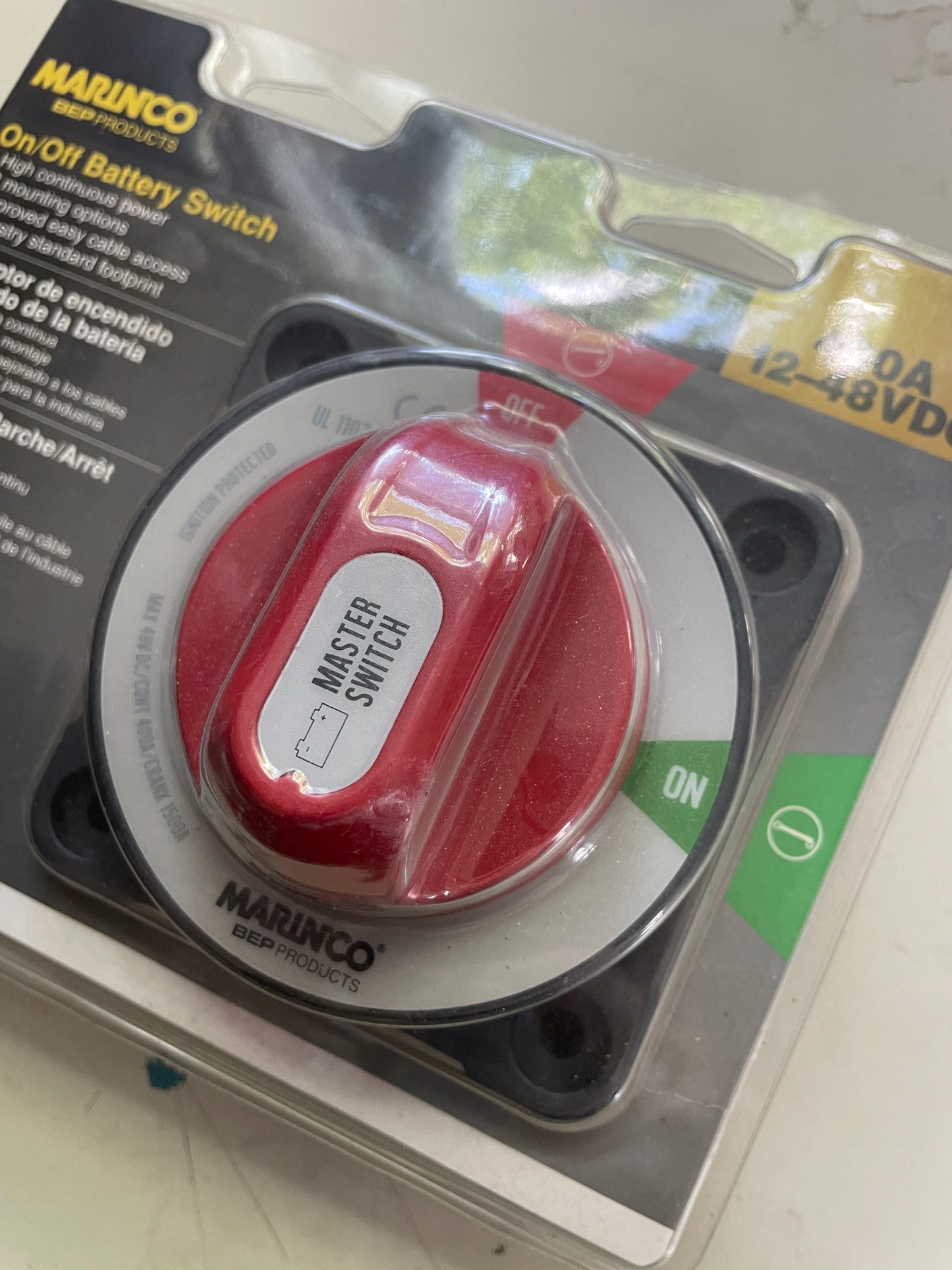 Marinco 400A 12-48VDC Battery Switch - NEW