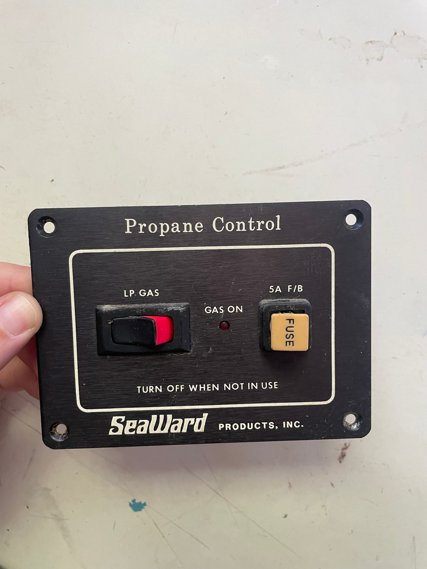 Seaward Newmar Propane Control Switch
