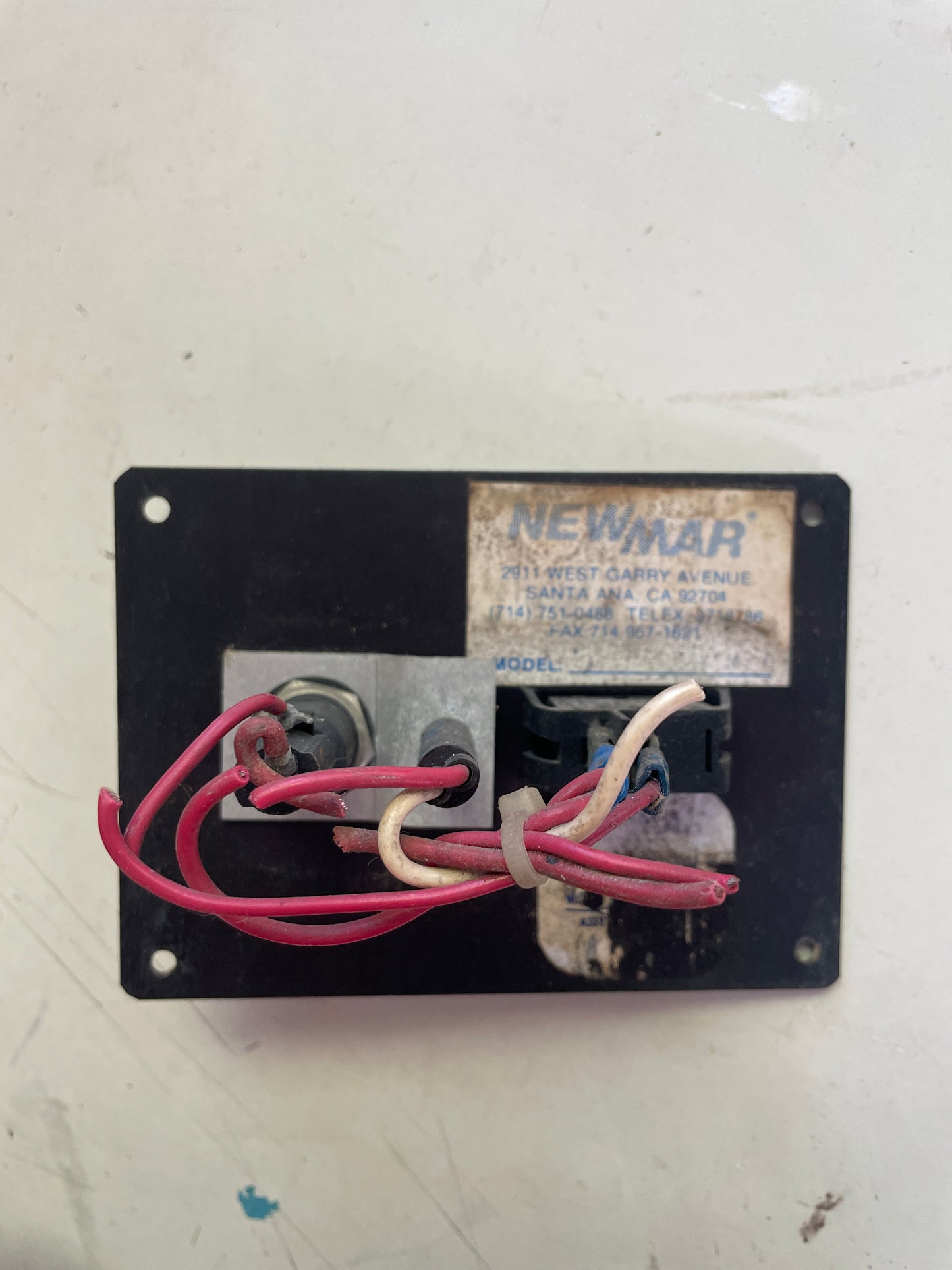 Seaward Newmar Propane Control Switch