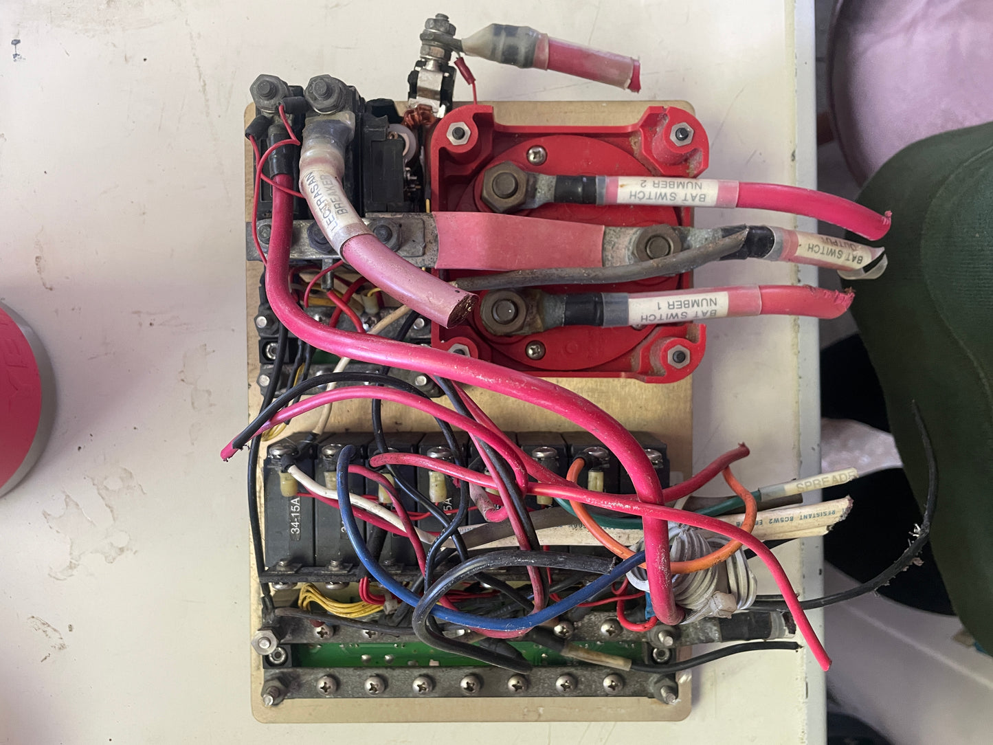 Blue Sea Systems 11 Switch 12VDC Panel & Battery Switch OFF IRWIN 10/4