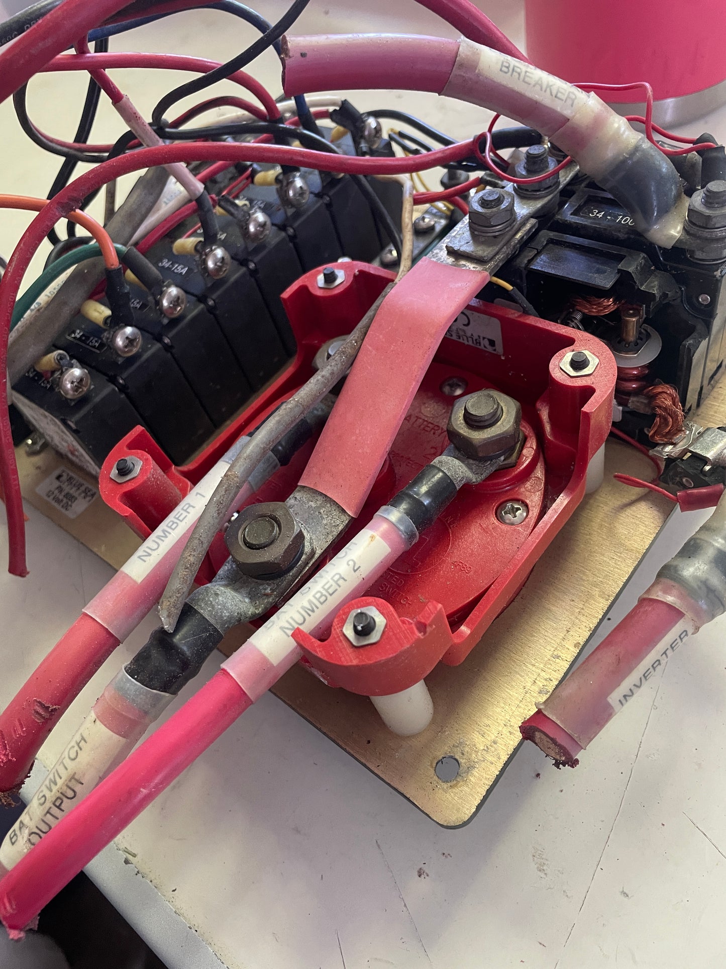 Blue Sea Systems 11 Switch 12VDC Panel & Battery Switch OFF IRWIN 10/4