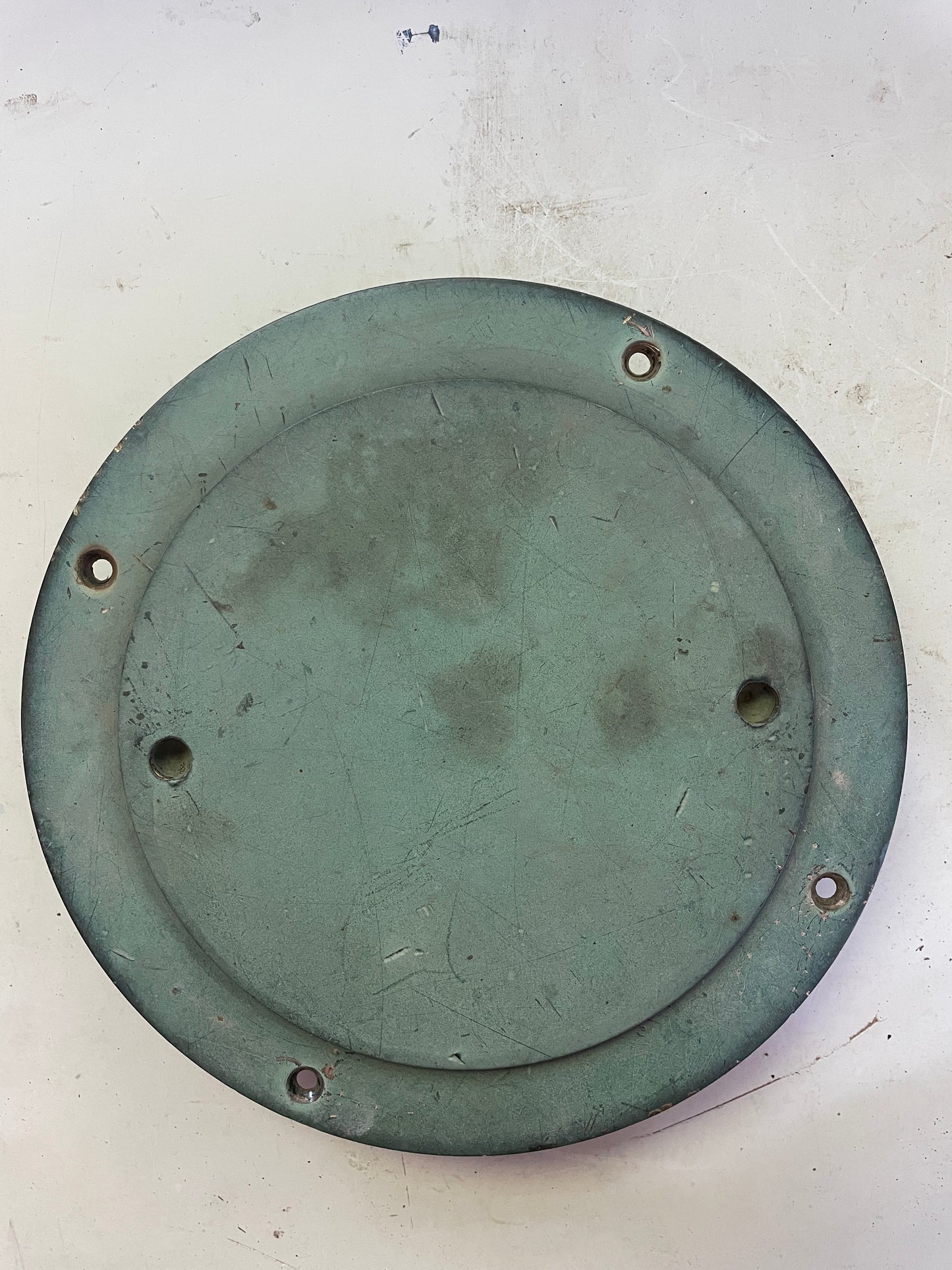 Kainer 6 3/8” ID Solid Bronze Deck Plate - 8” Total Diameter