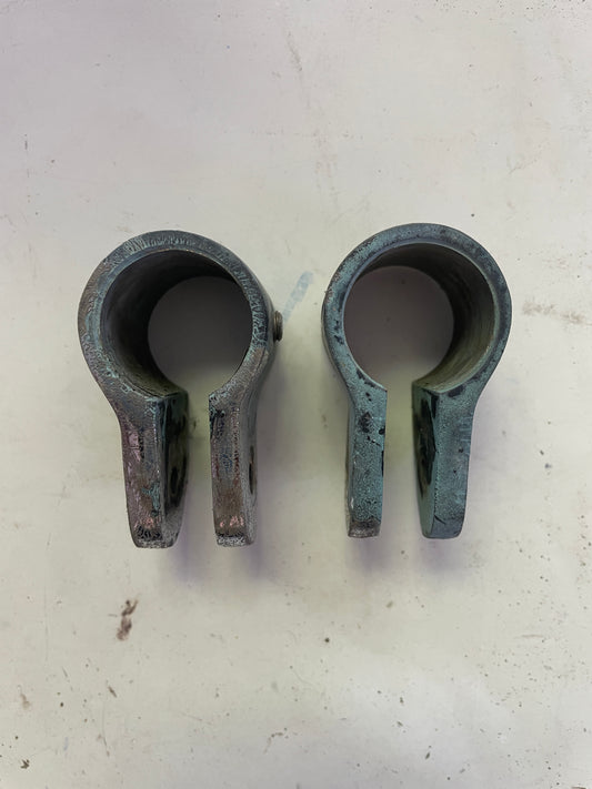 PAIR Chromed Bronze Jaw Slides - 1”