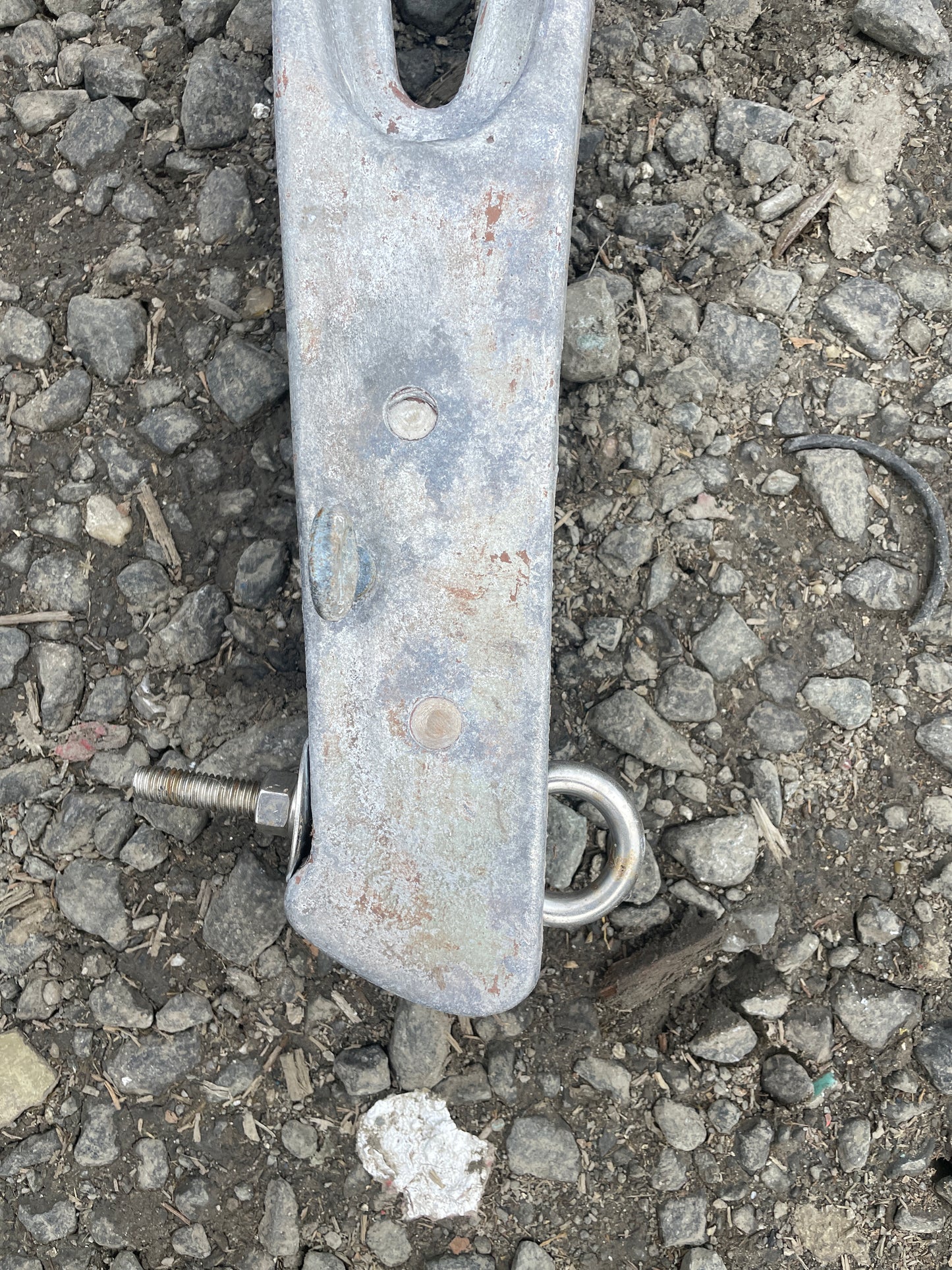 PAIR Of Aluminum Dinghy Davits Off Morgan 415 Out Island