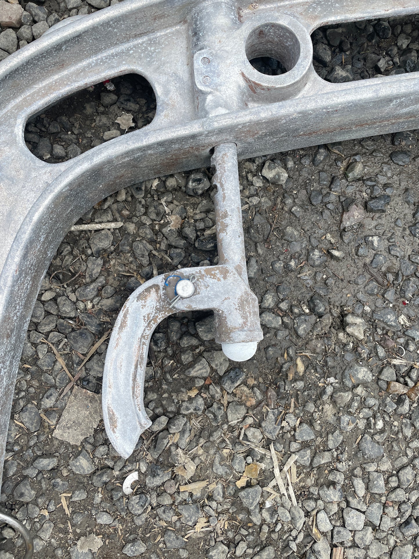 PAIR Of Aluminum Dinghy Davits Off Morgan 415 Out Island