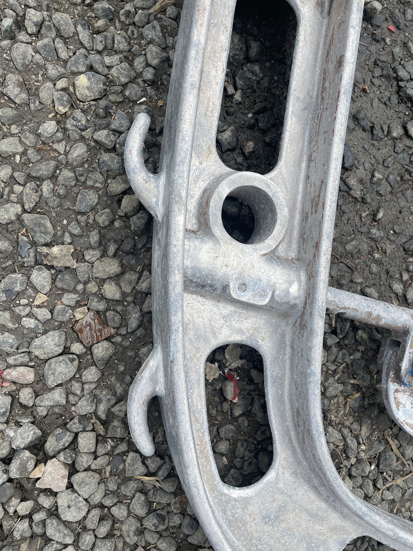 PAIR Of Aluminum Dinghy Davits Off Morgan 415 Out Island