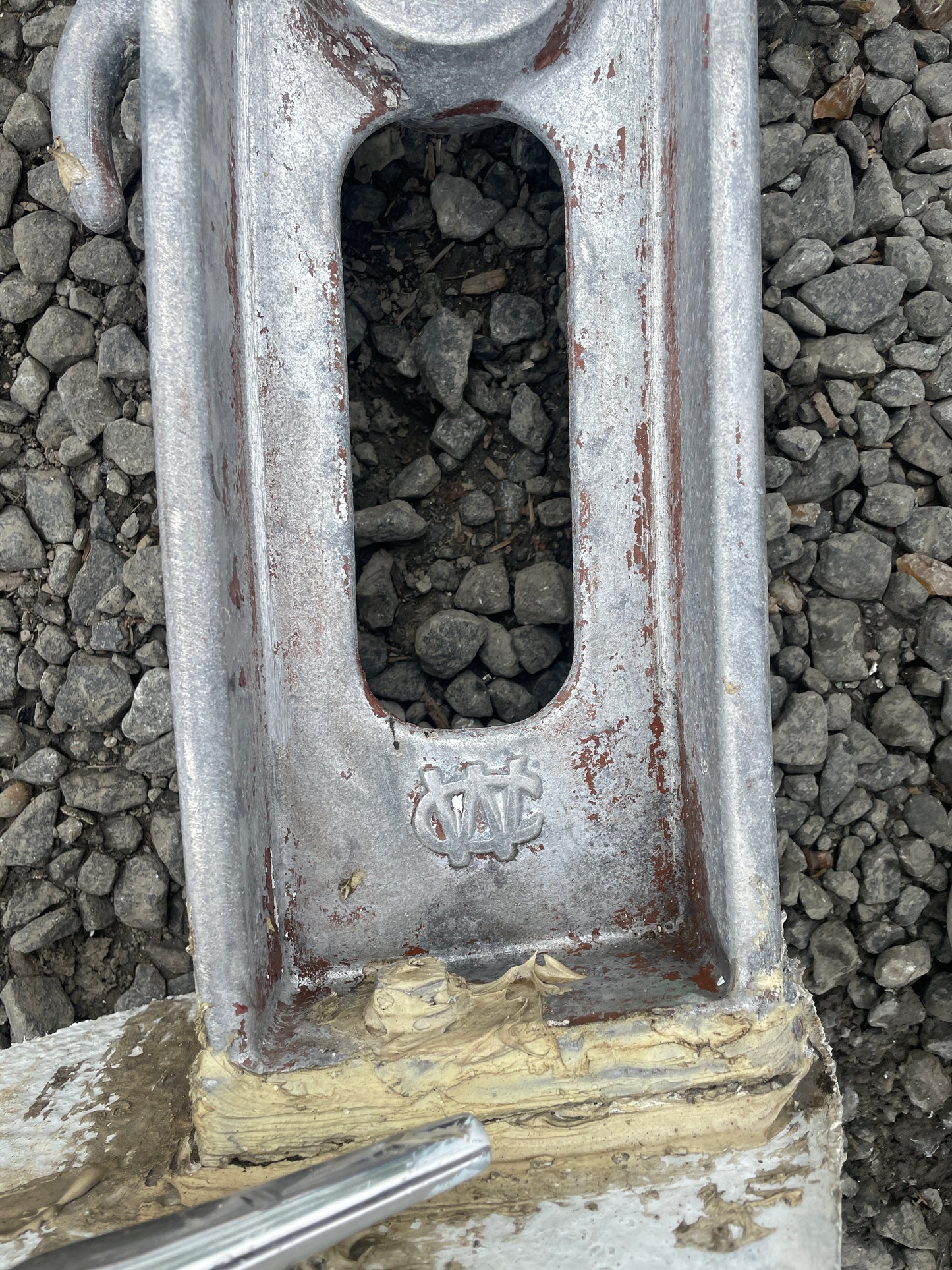 PAIR Of Aluminum Dinghy Davits Off Morgan 415 Out Island
