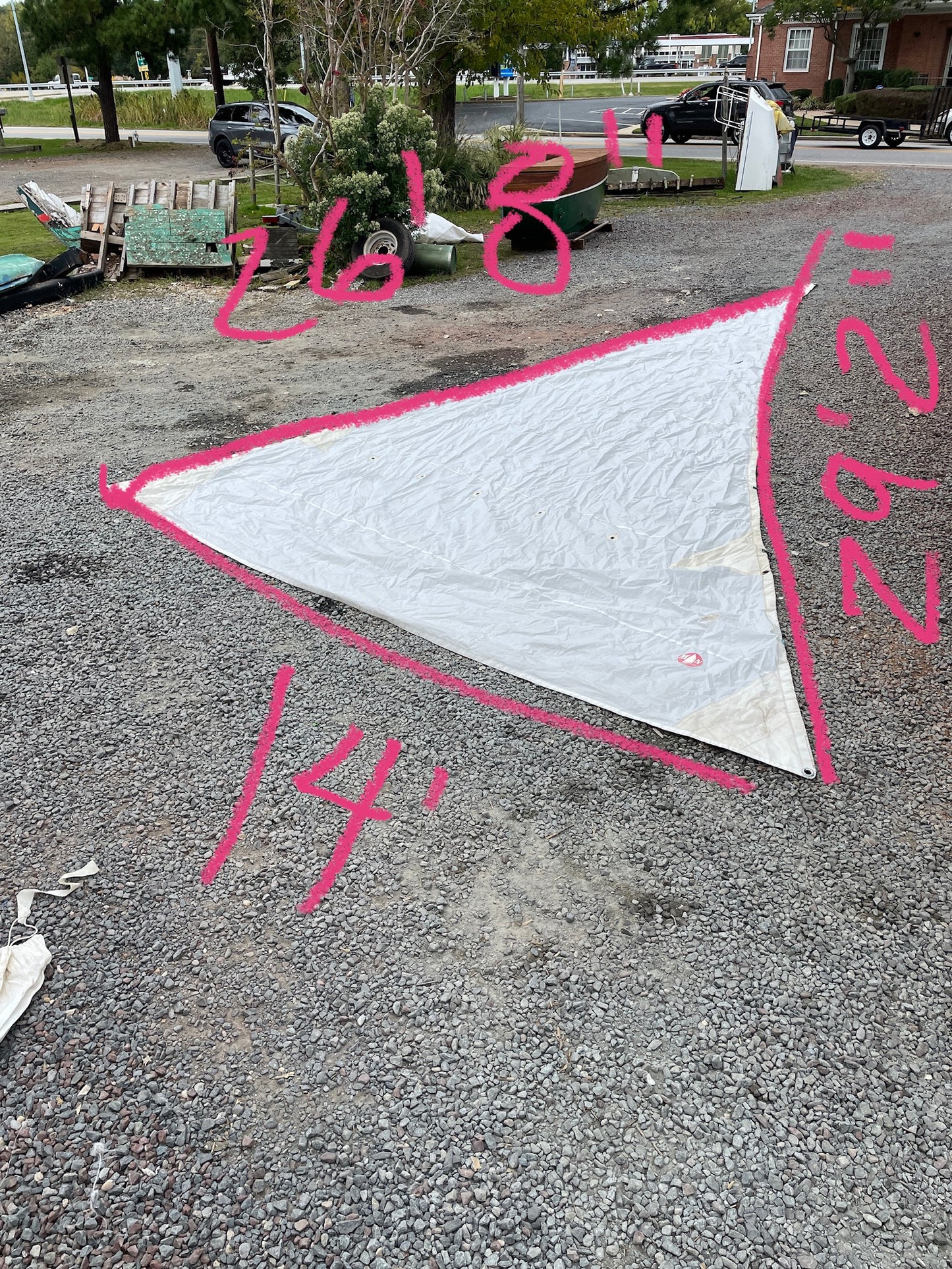 Lapper Sail- 29’2” x 26’8” x 14’